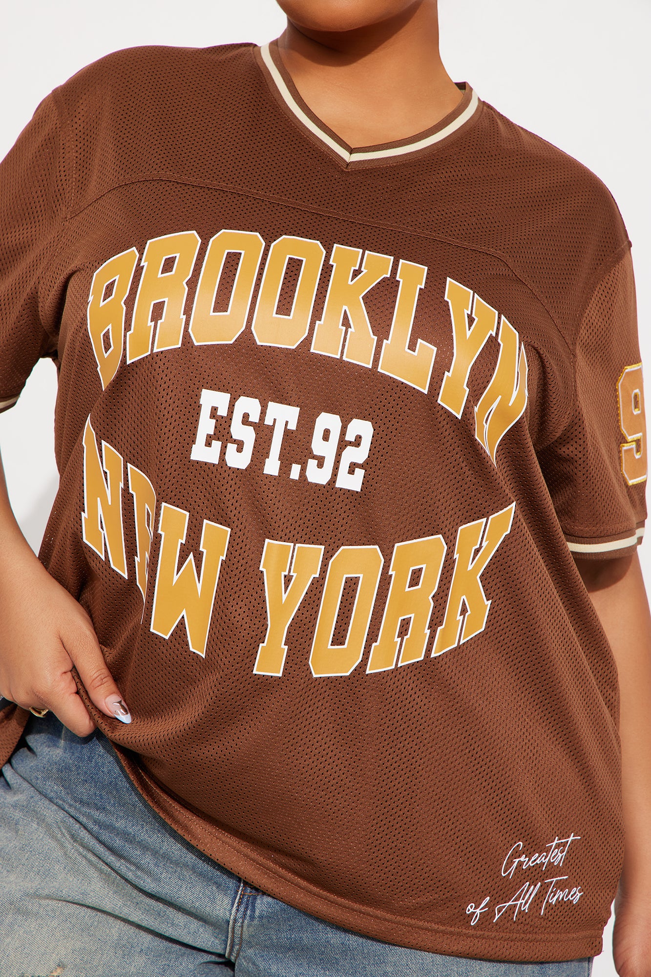 NYC 92 Touchdown Jersey - Brown
