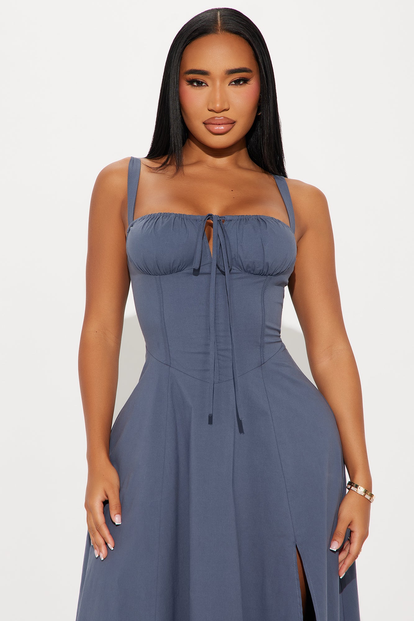 Juniper Maxi Dress - Slate Blue