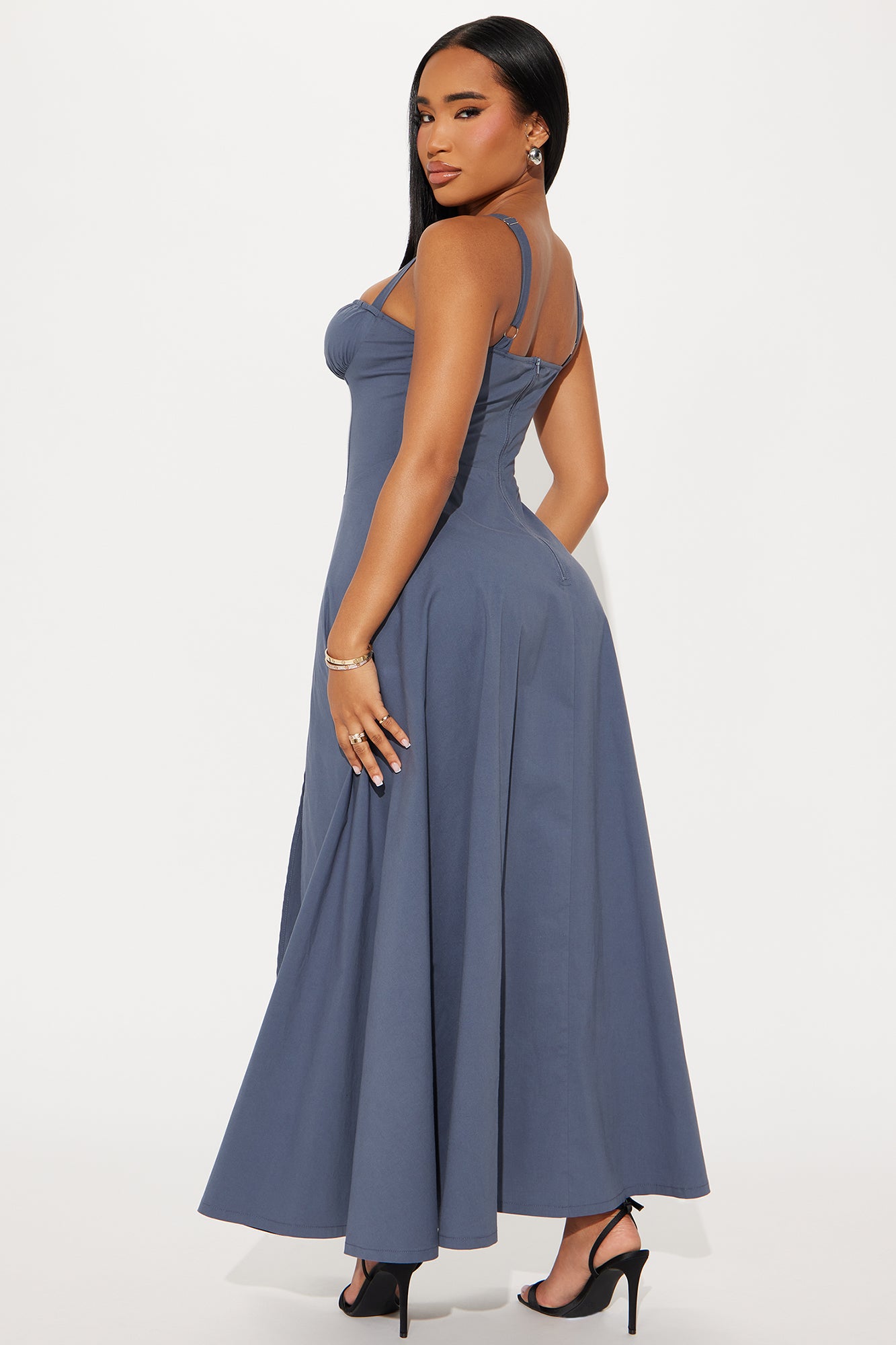 Juniper Maxi Dress - Slate Blue