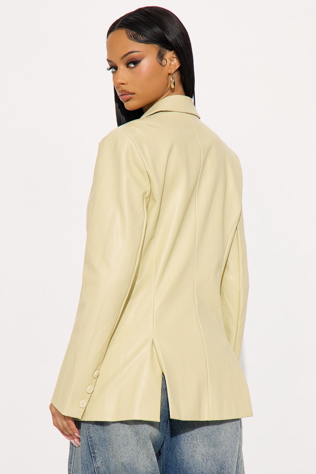Phoebe Hourglass Blazer - Sage