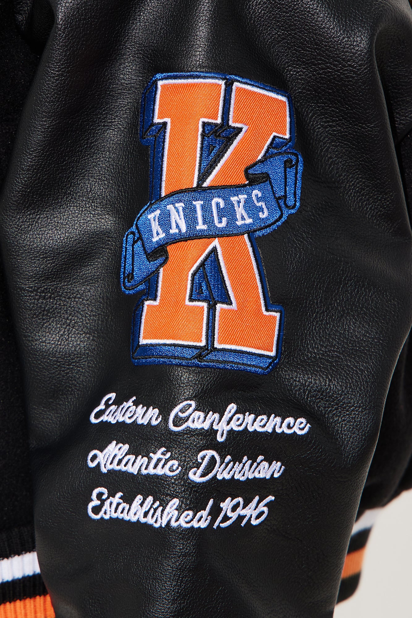 Mini Knicks Jump Shot Bomber Jacket - Black/combo