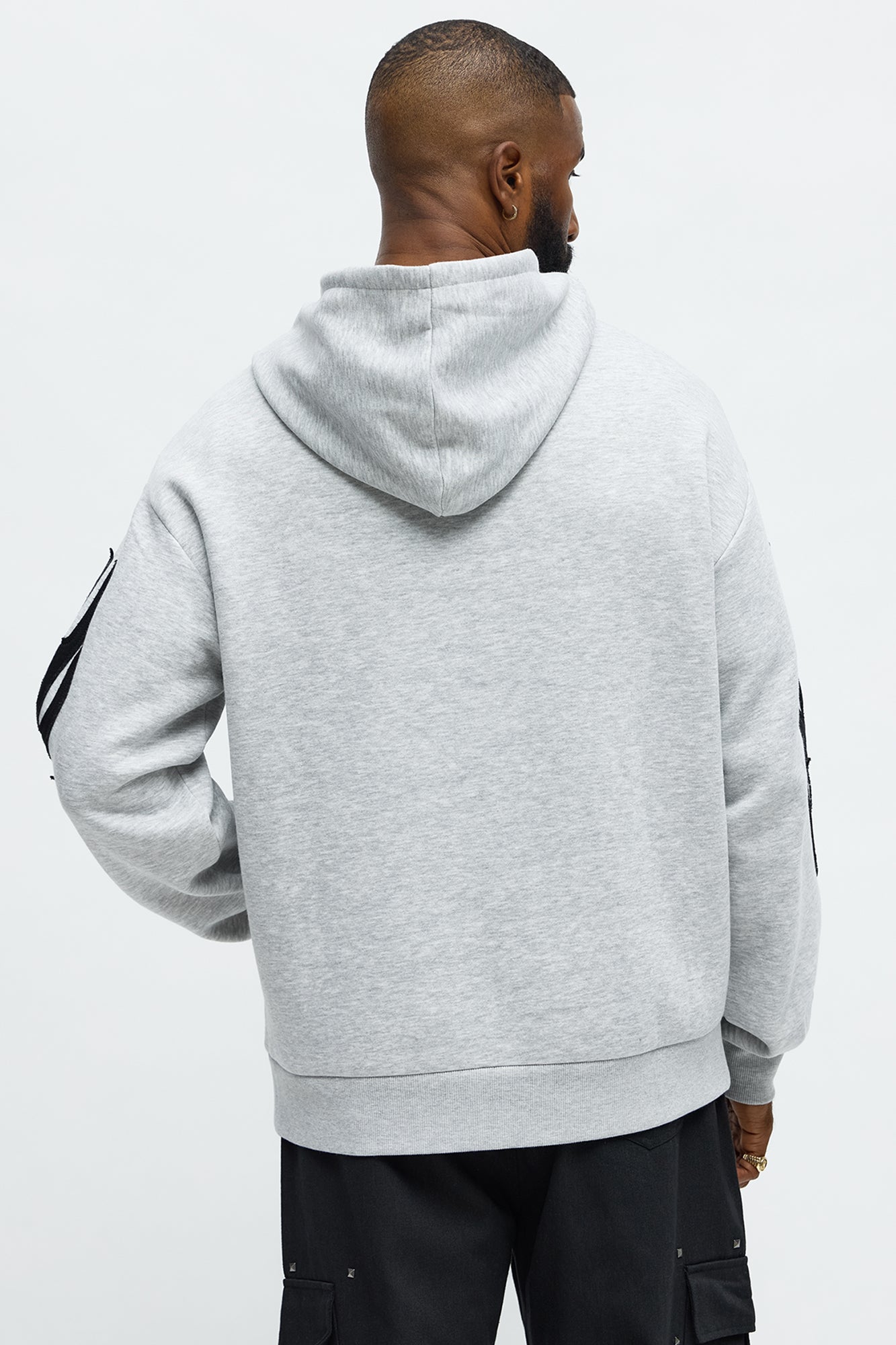 Flame Time Tayson Hoodie - Heather Grey