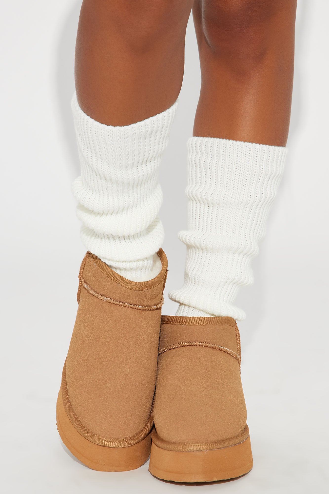 Pilates Girly Leg Warmers - Ivory