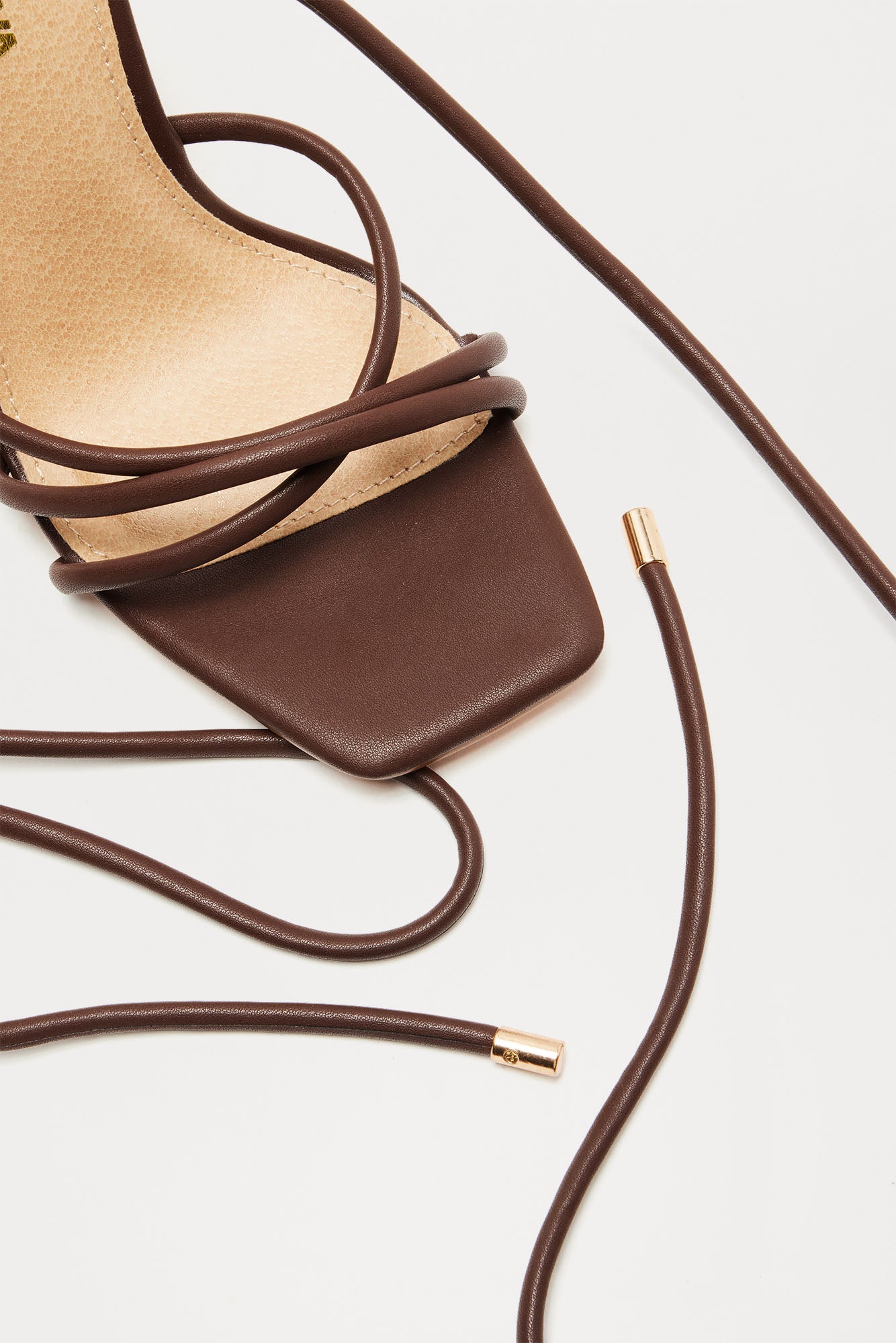 Never Look Back Strappy Heels - Chocolate