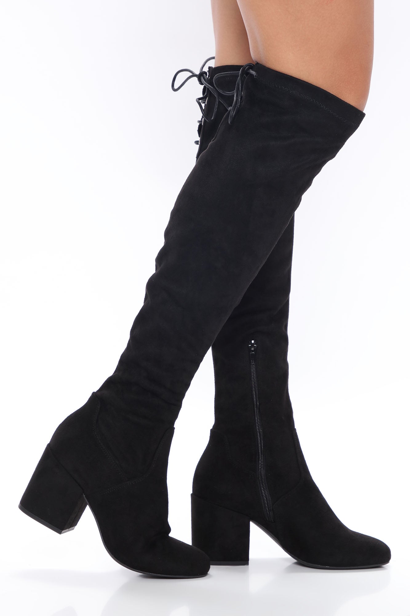 Facts Of Life Heeled Boots - Black