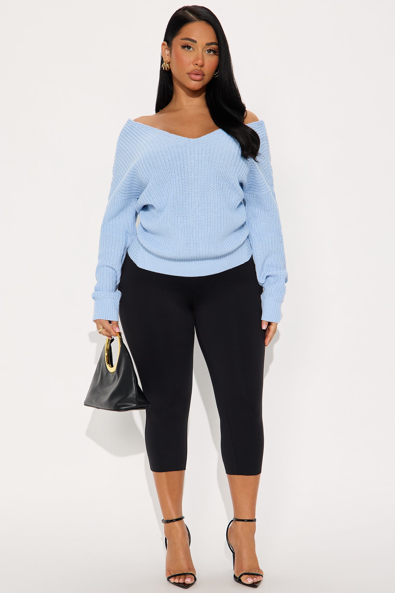 Falls Favorite Girl Sweater II - SkyBlue