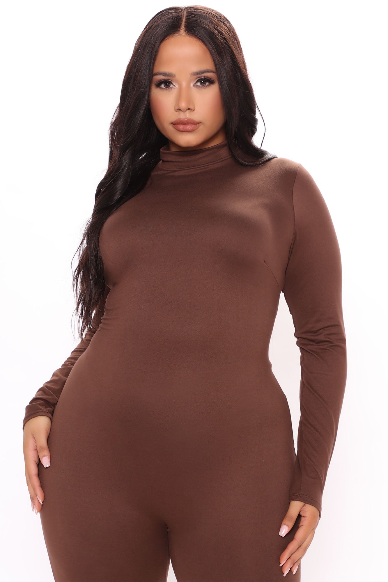 Frisky Feline Jumpsuit - Brown