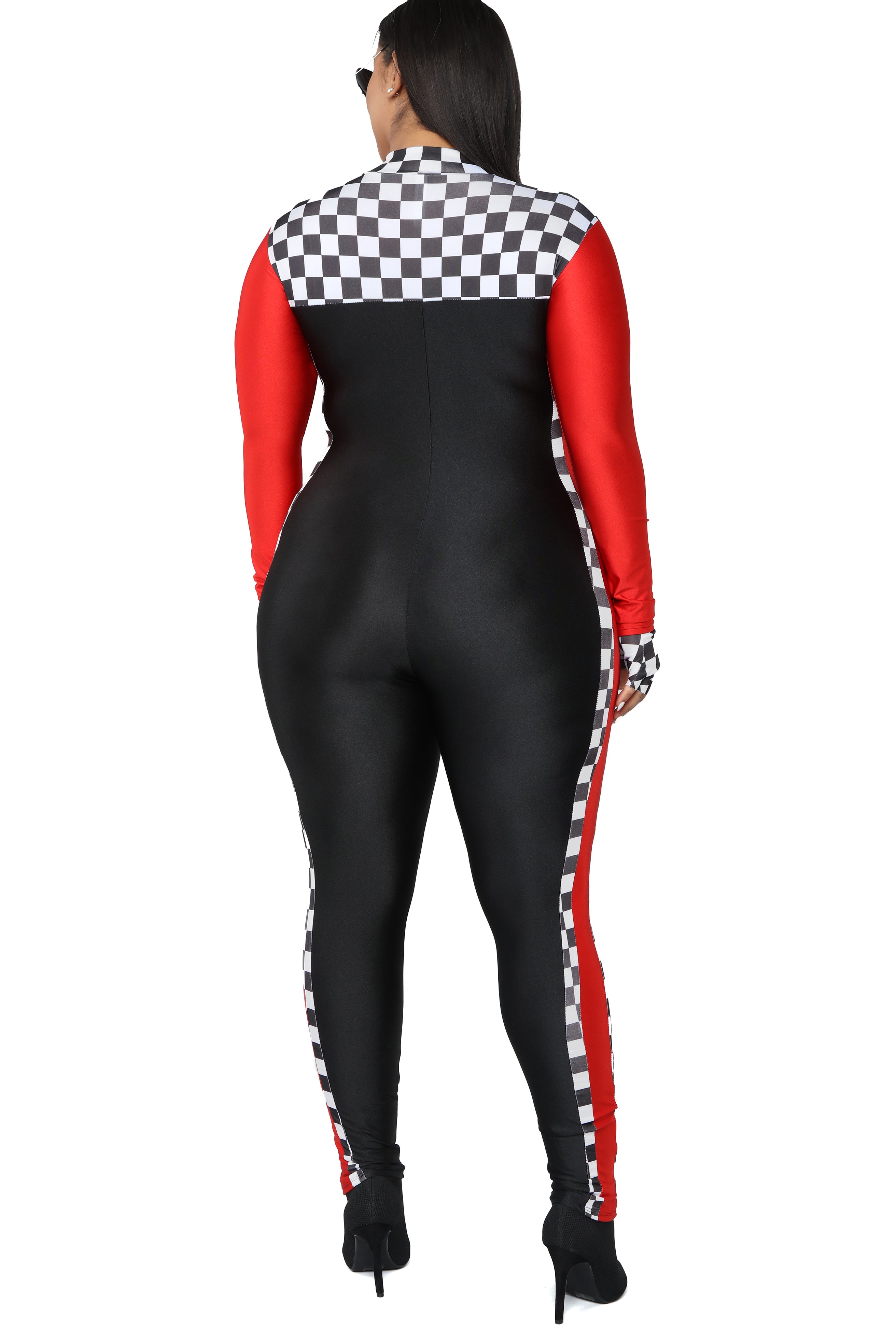 Burning Rubber 3 Piece Costume Set - Black