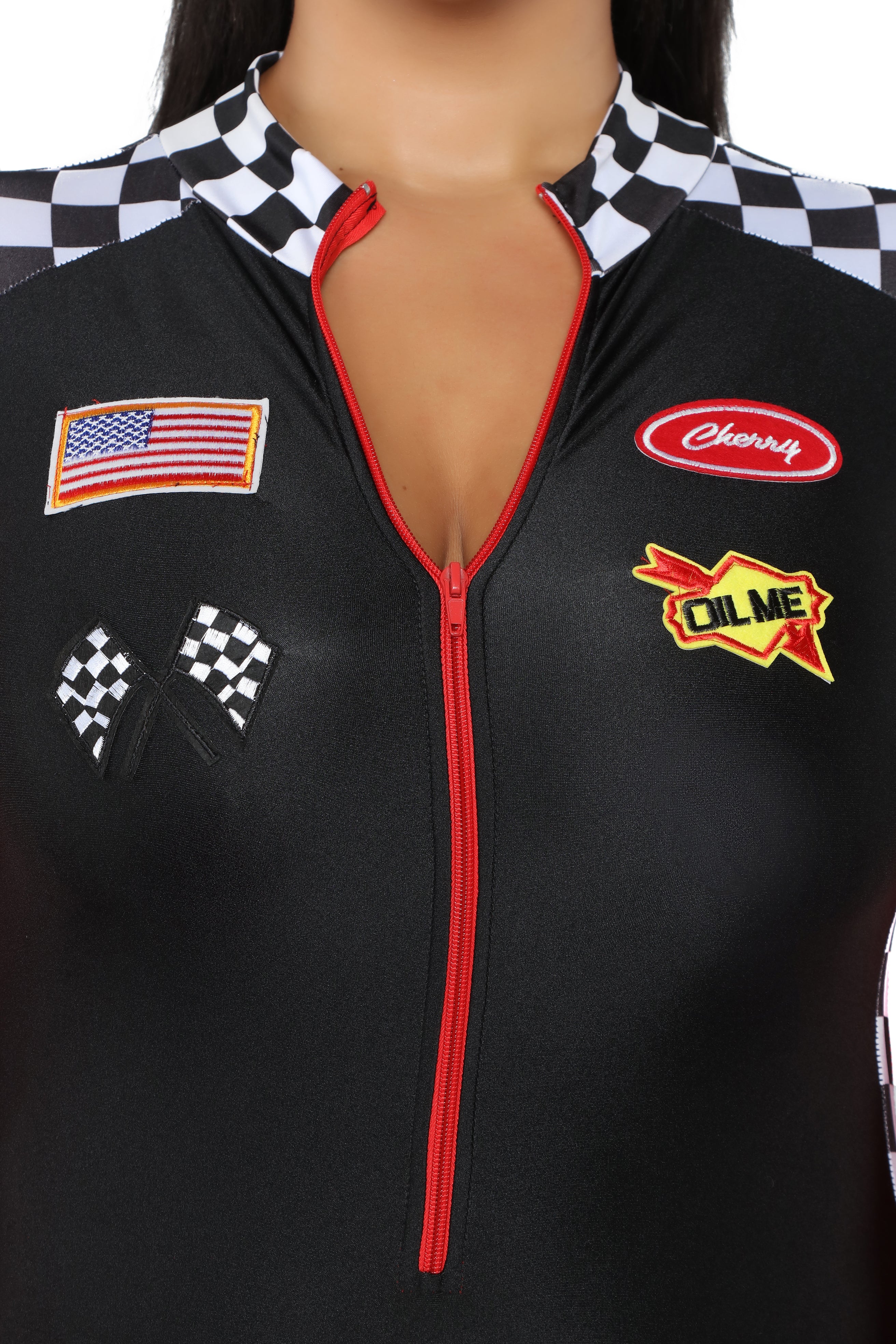 Burning Rubber 3 Piece Costume Set - Black