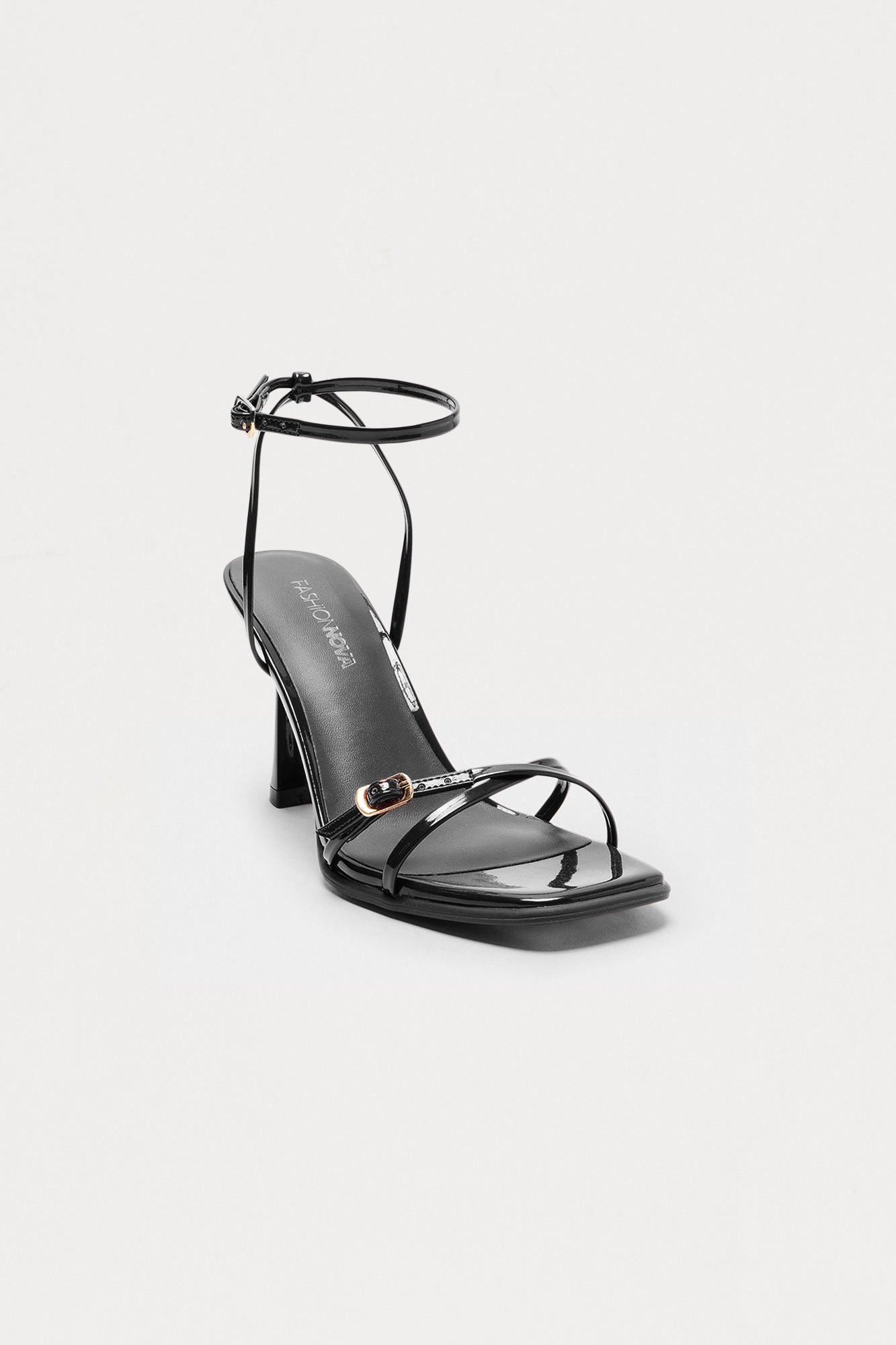 Roma Buckle Heels - Black