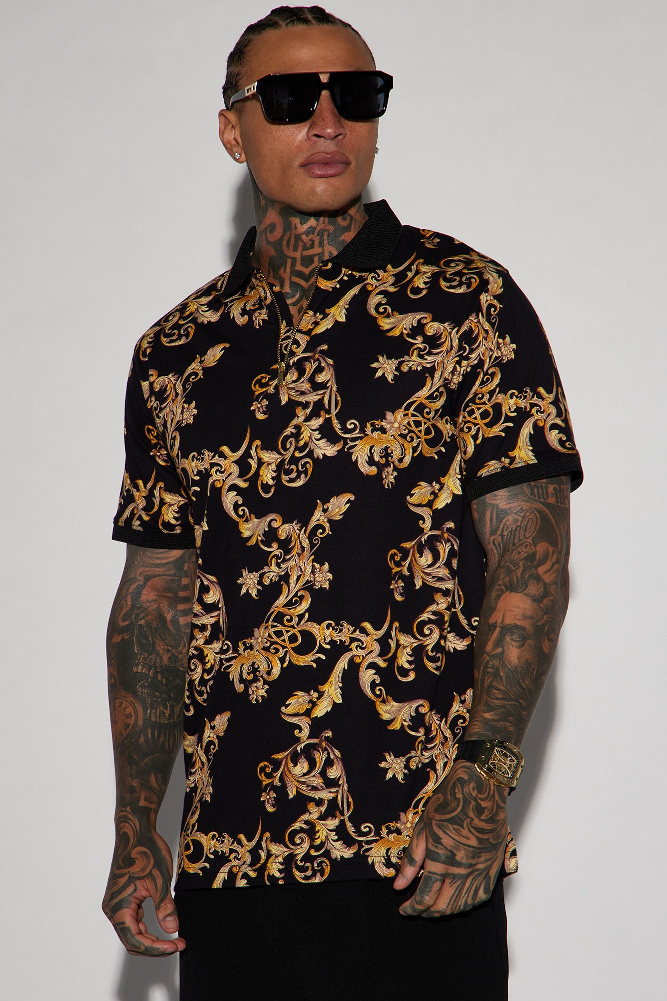 Ace Short Sleeve Polo - Black