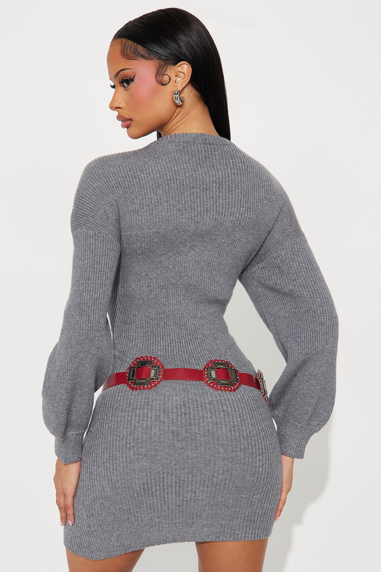 Stone Archive Mini Dress - Grey