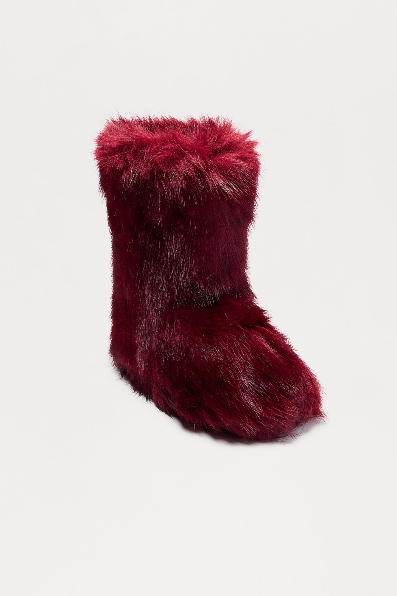 Chilly Days Booties - Burgundy
