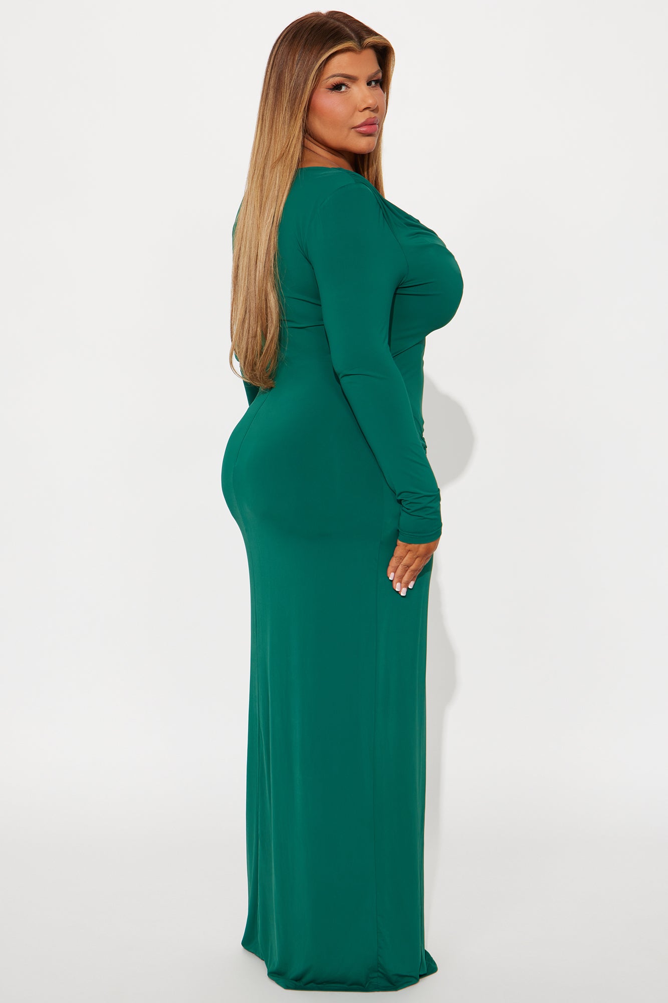 Pretty Ambition Maxi Dress - Hunter