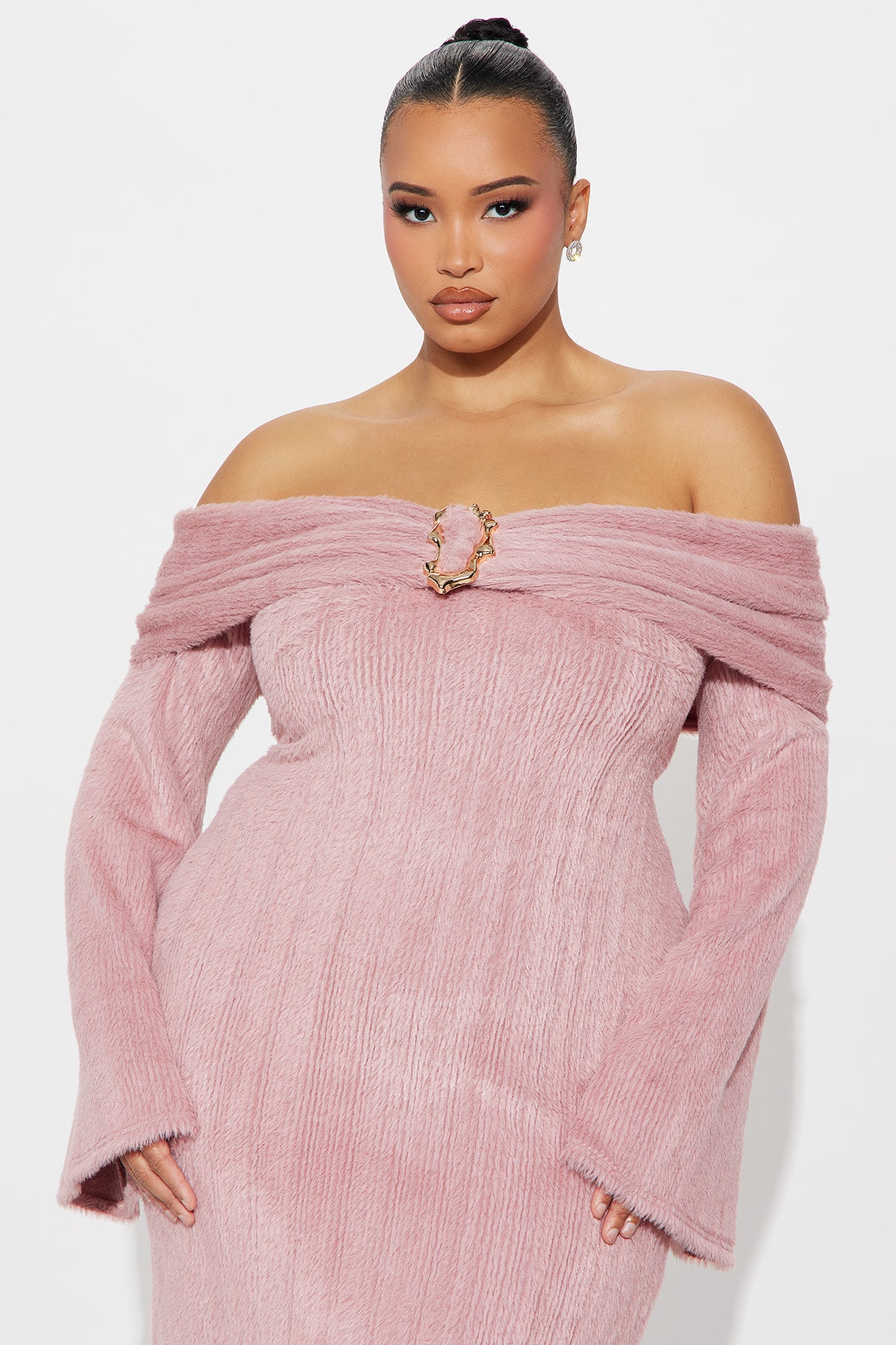 Somma Sweater Maxi Dress - Mauve