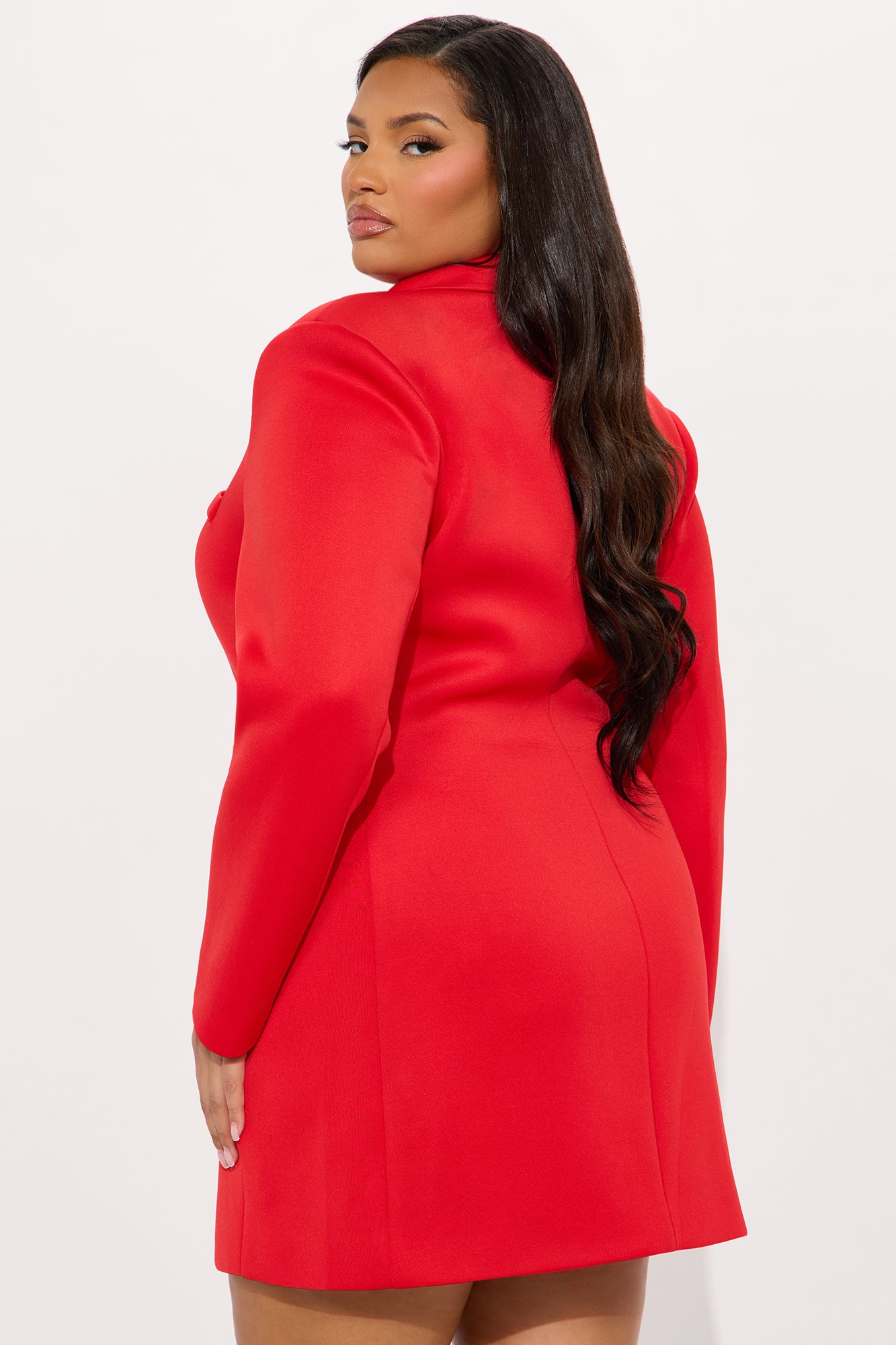 Arbitration Babe Blazer Mini Dress - Red