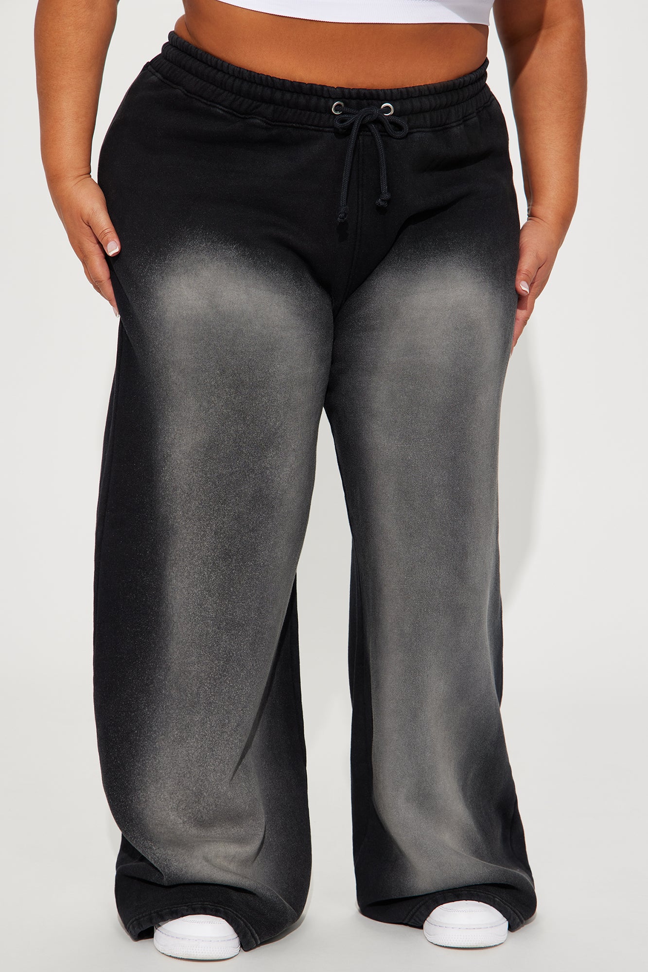 Gianna Washed Lounge Pant - Black