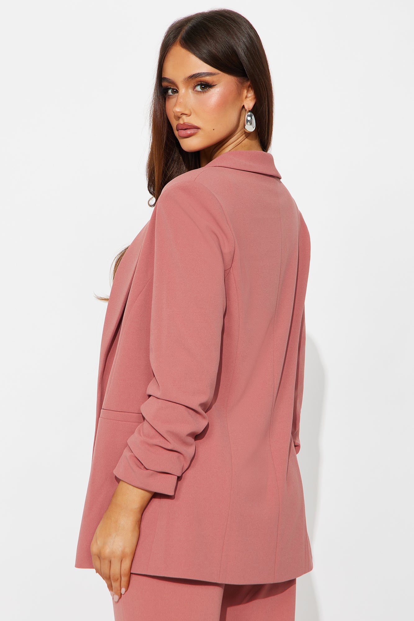 The Celine Blazer - Rose