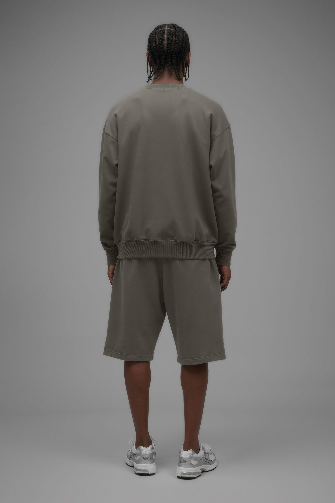 410 Oversized Crewneck - Moss Grey