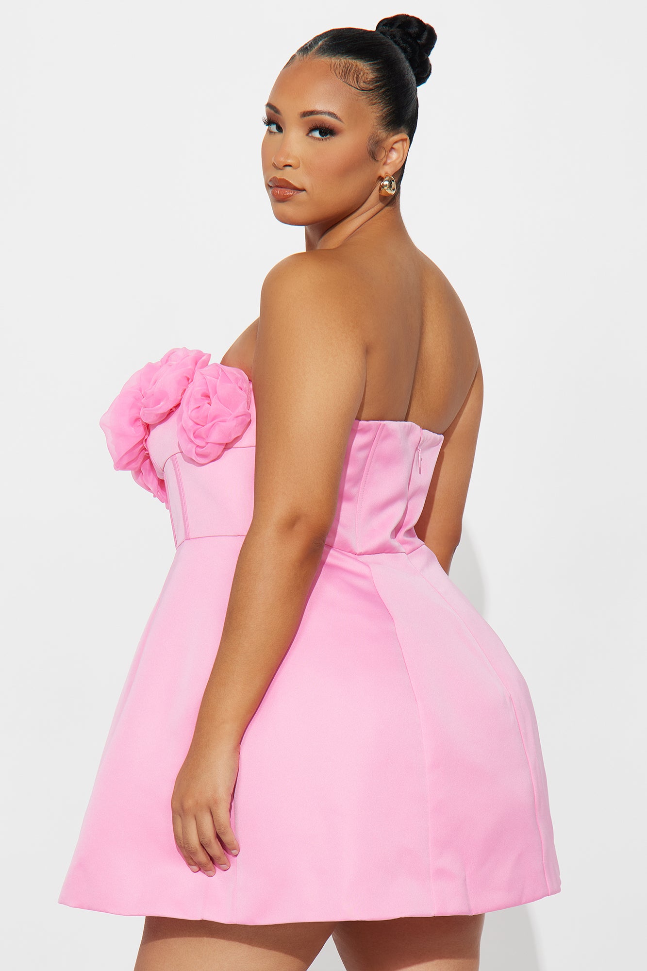 Bliss Corset Mini Dress - Pink