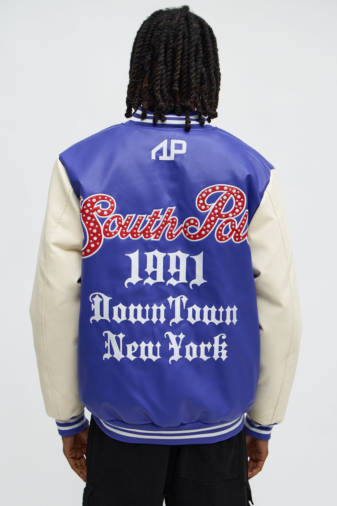Southpole Downtown New York Varsity Jacket - Navy