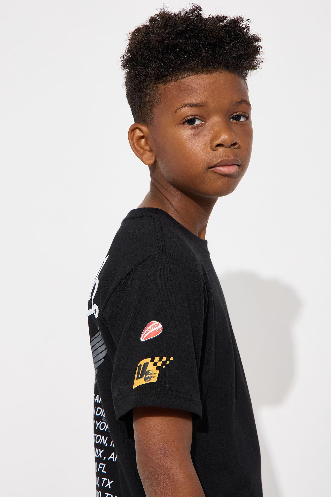 Mini Oversized Von Dutch Tour Tee - Black