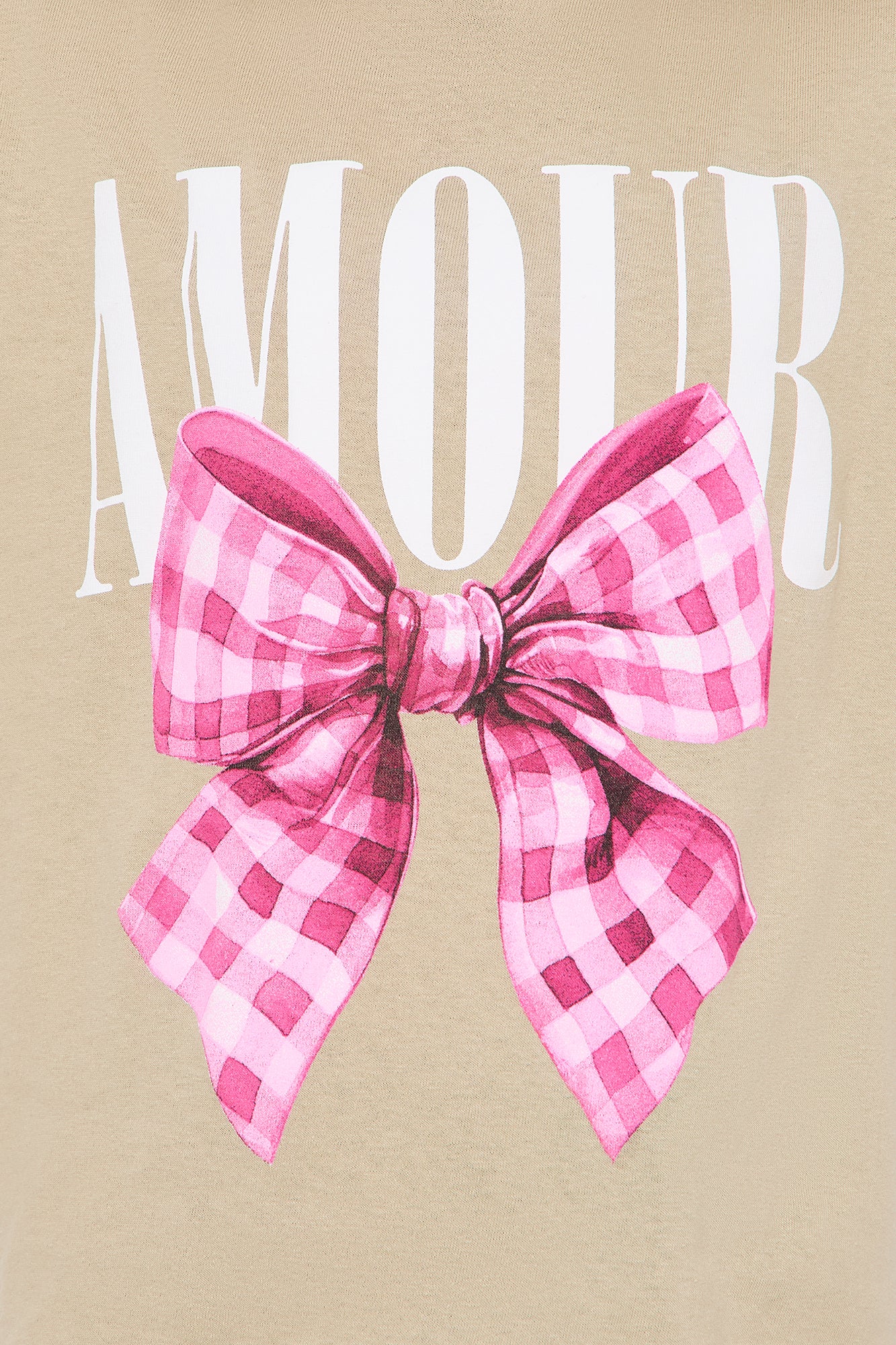 Mini My Only Amour Short Sleeve Tee - Sand