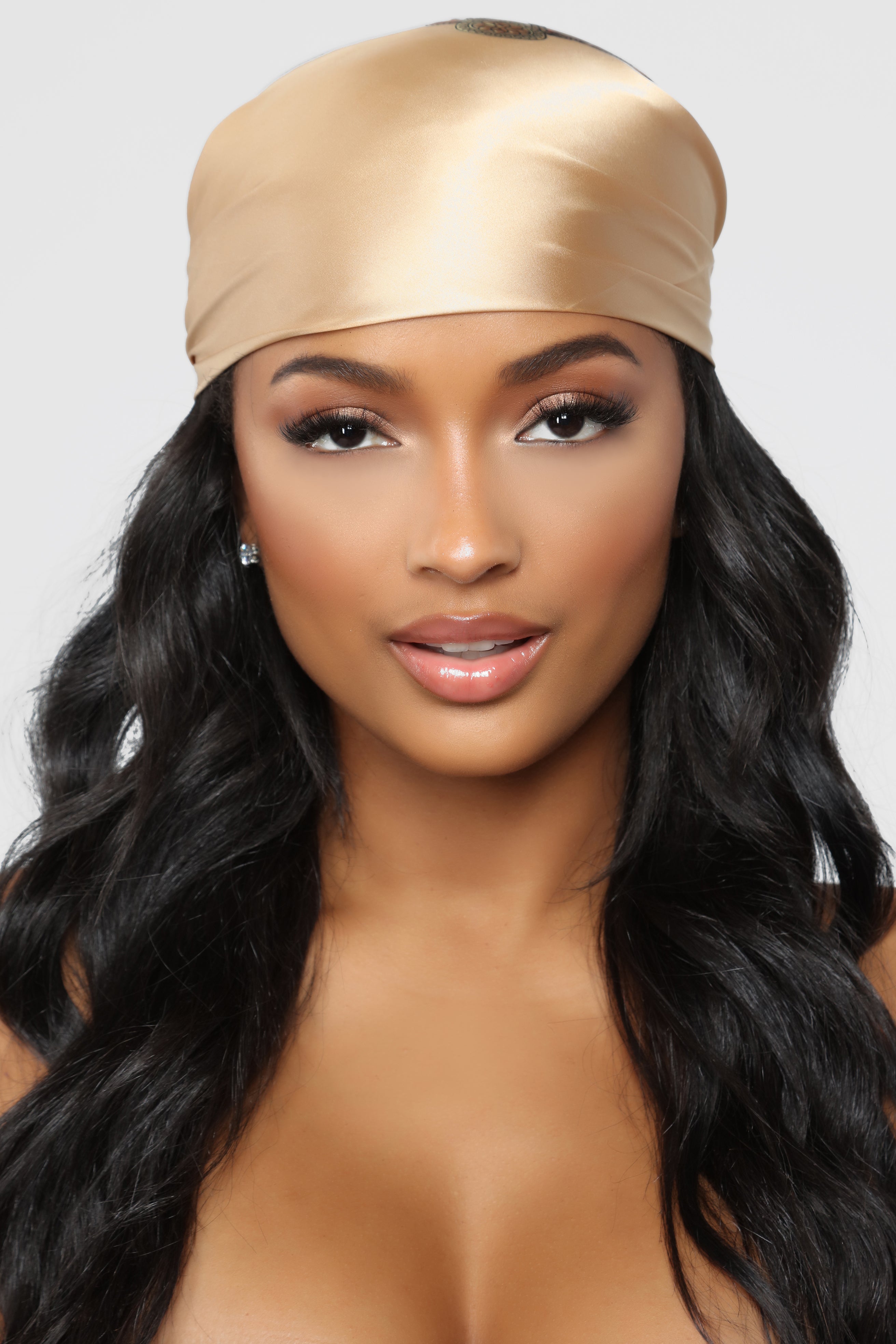 Hairs A Mess Head Scarf - Beige