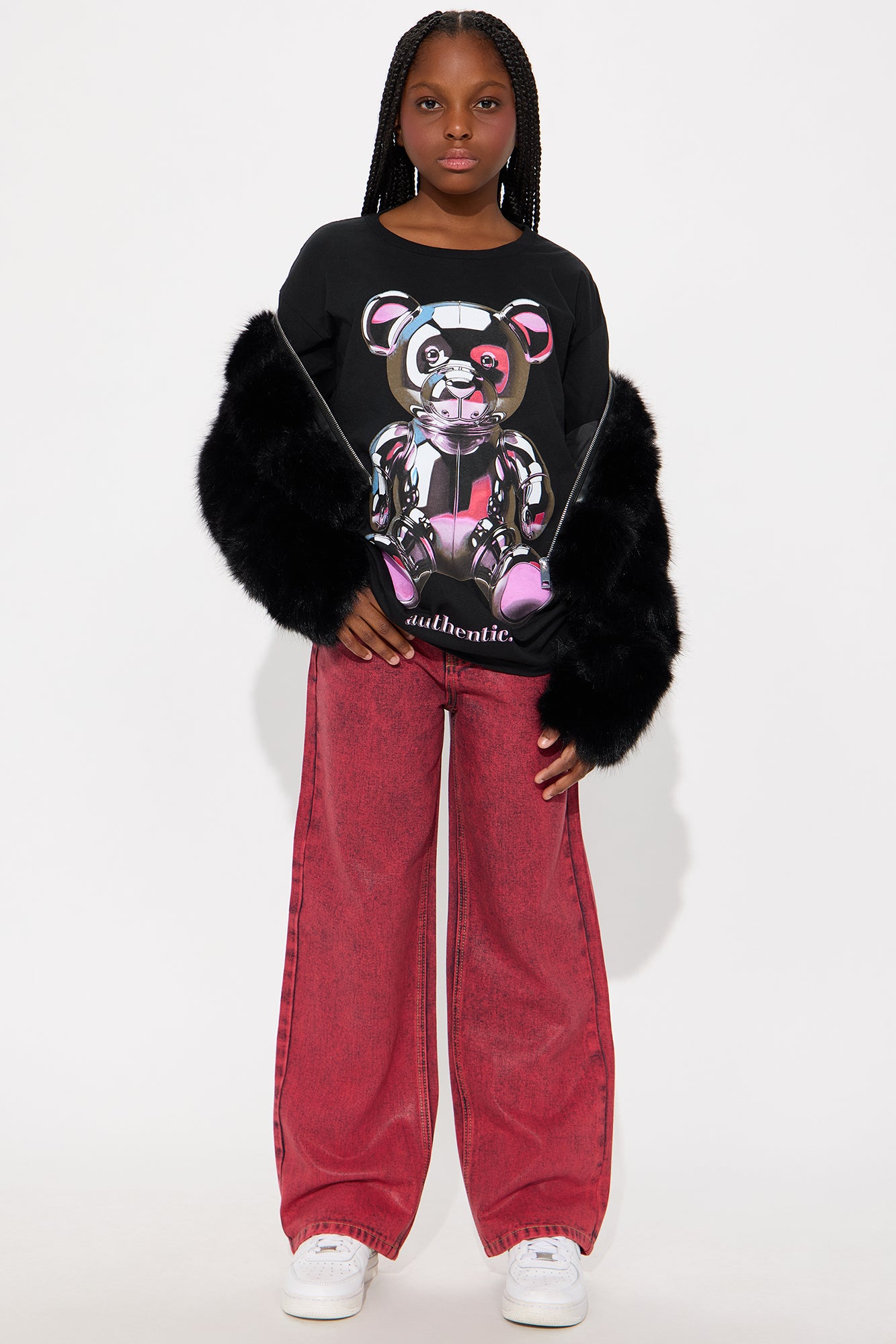 Mini Authentic Bear Tshirt - Black