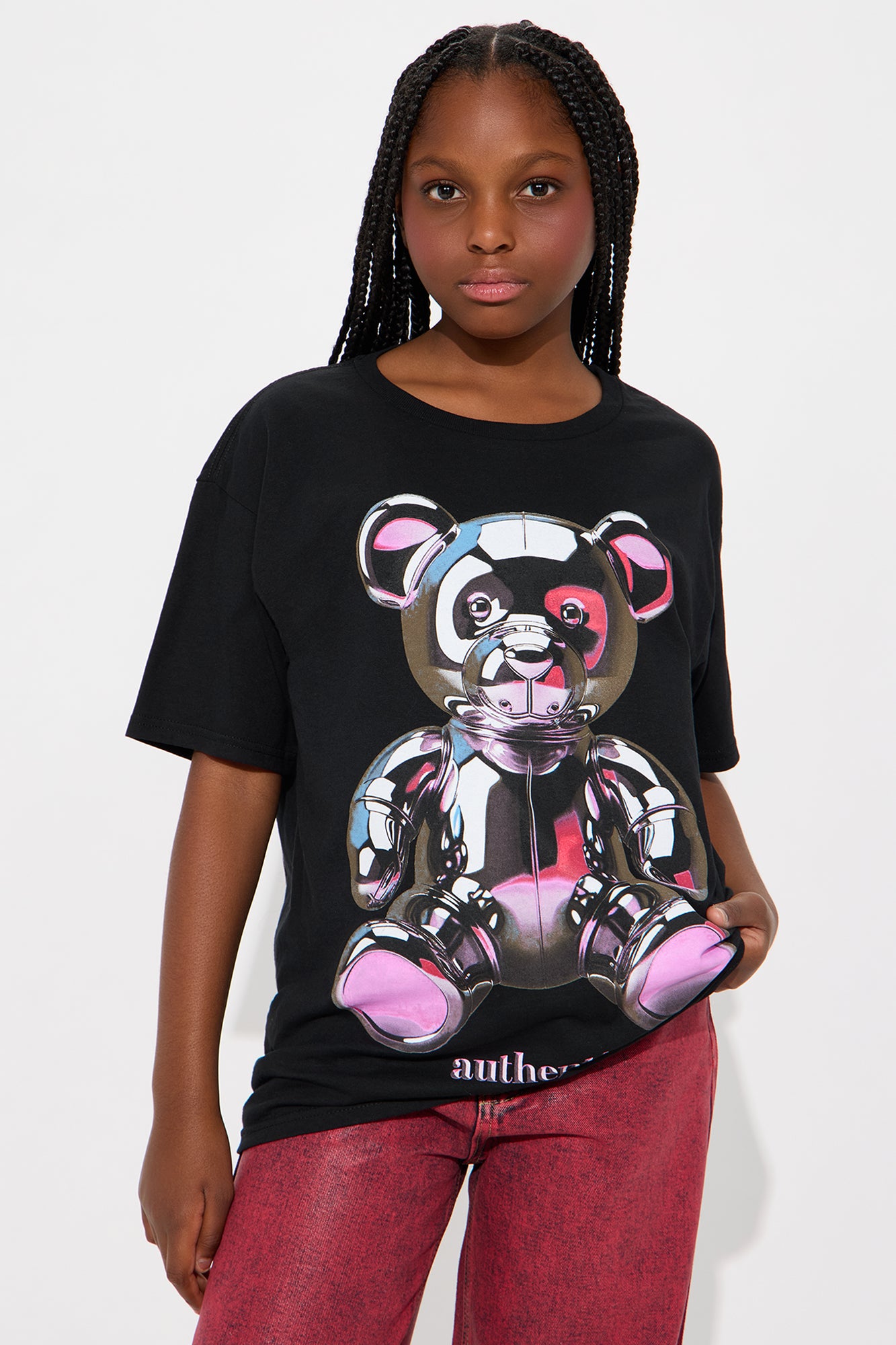 Mini Authentic Bear Tshirt - Black