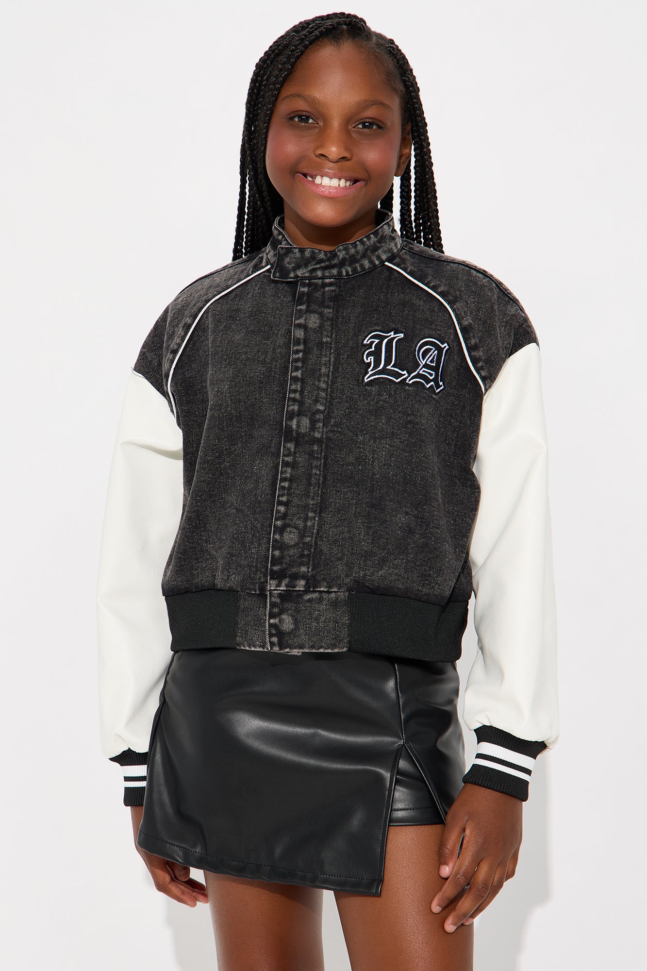 Mini West Coast Represent Jacket - Black/White