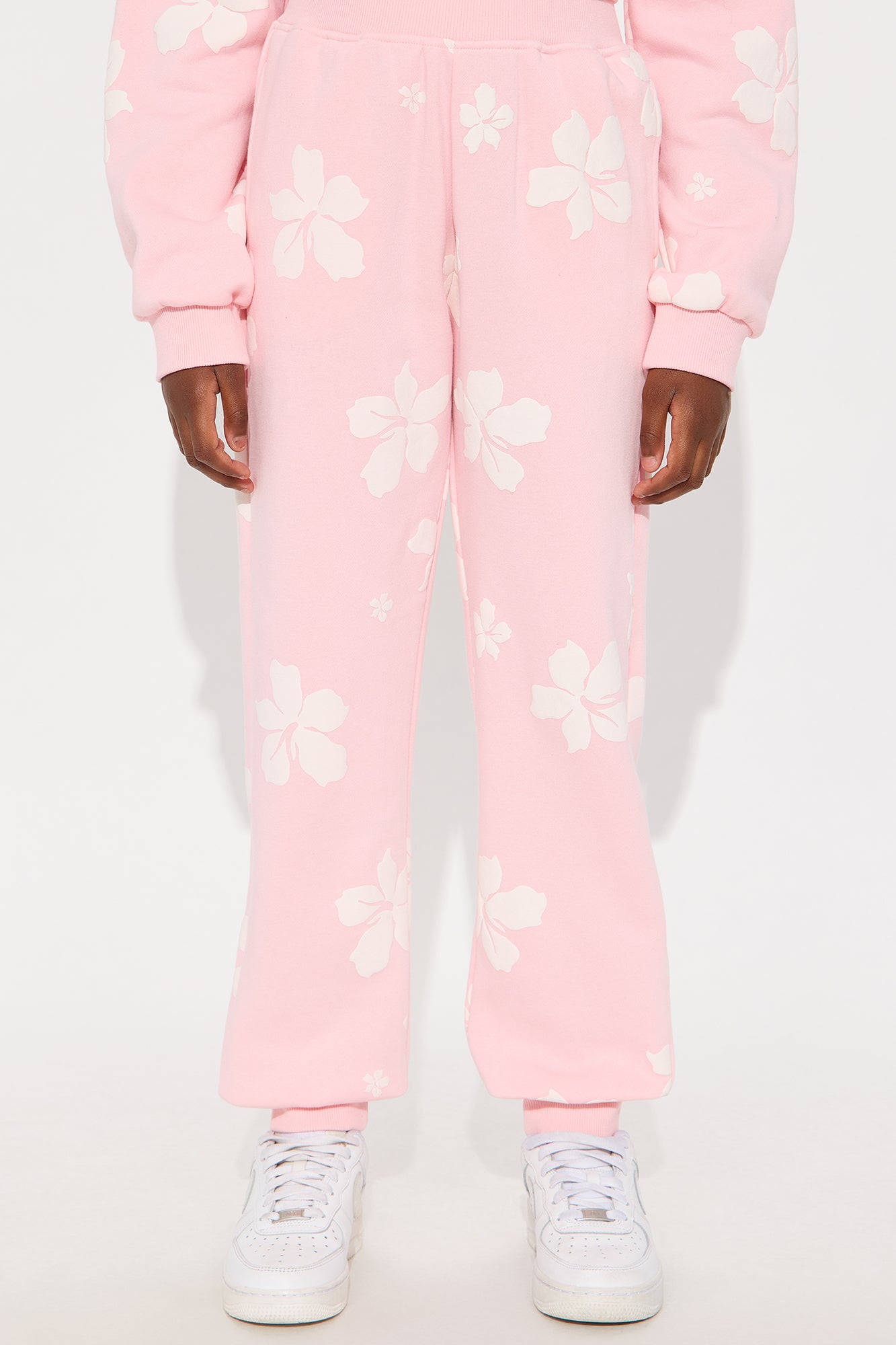 Mini Always In Bloom Fleece Jogger - Pink/combo