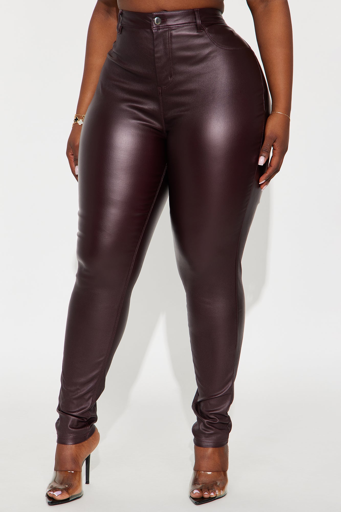 Sammie High Rise Pants - Wine
