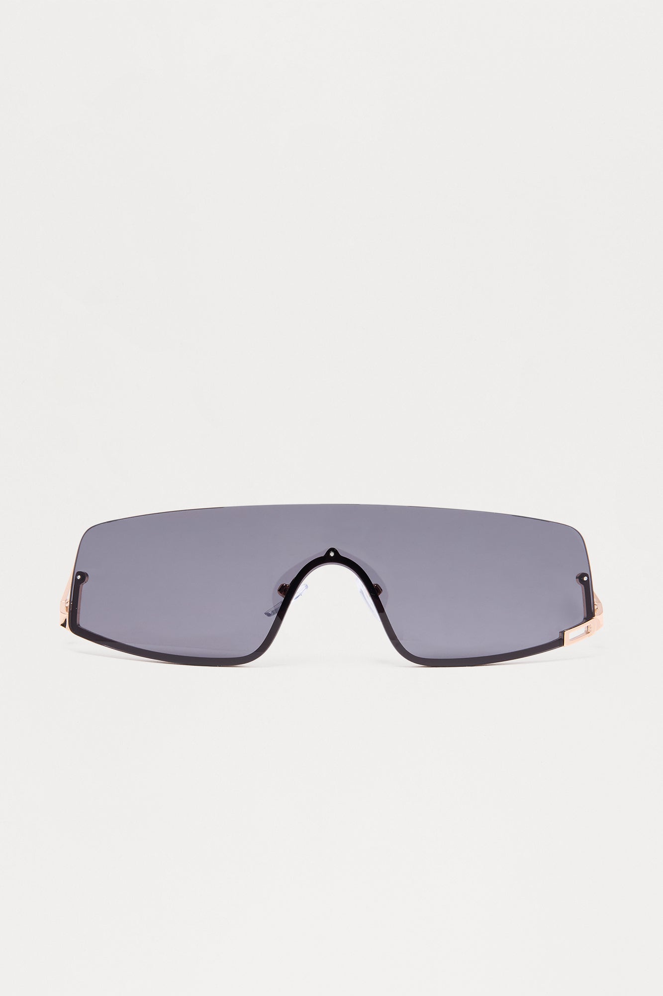 Next Up Shield Metal Frame Sunglasses - Gold/Black