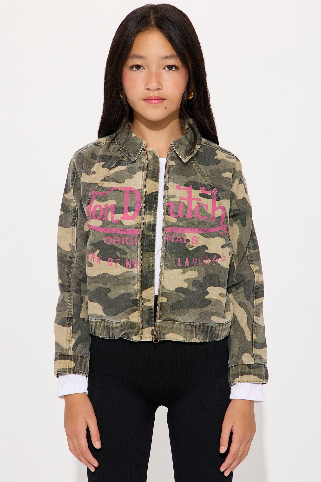 Mini Von Dutch OG Cadet Bomber Jacket - Camouflage