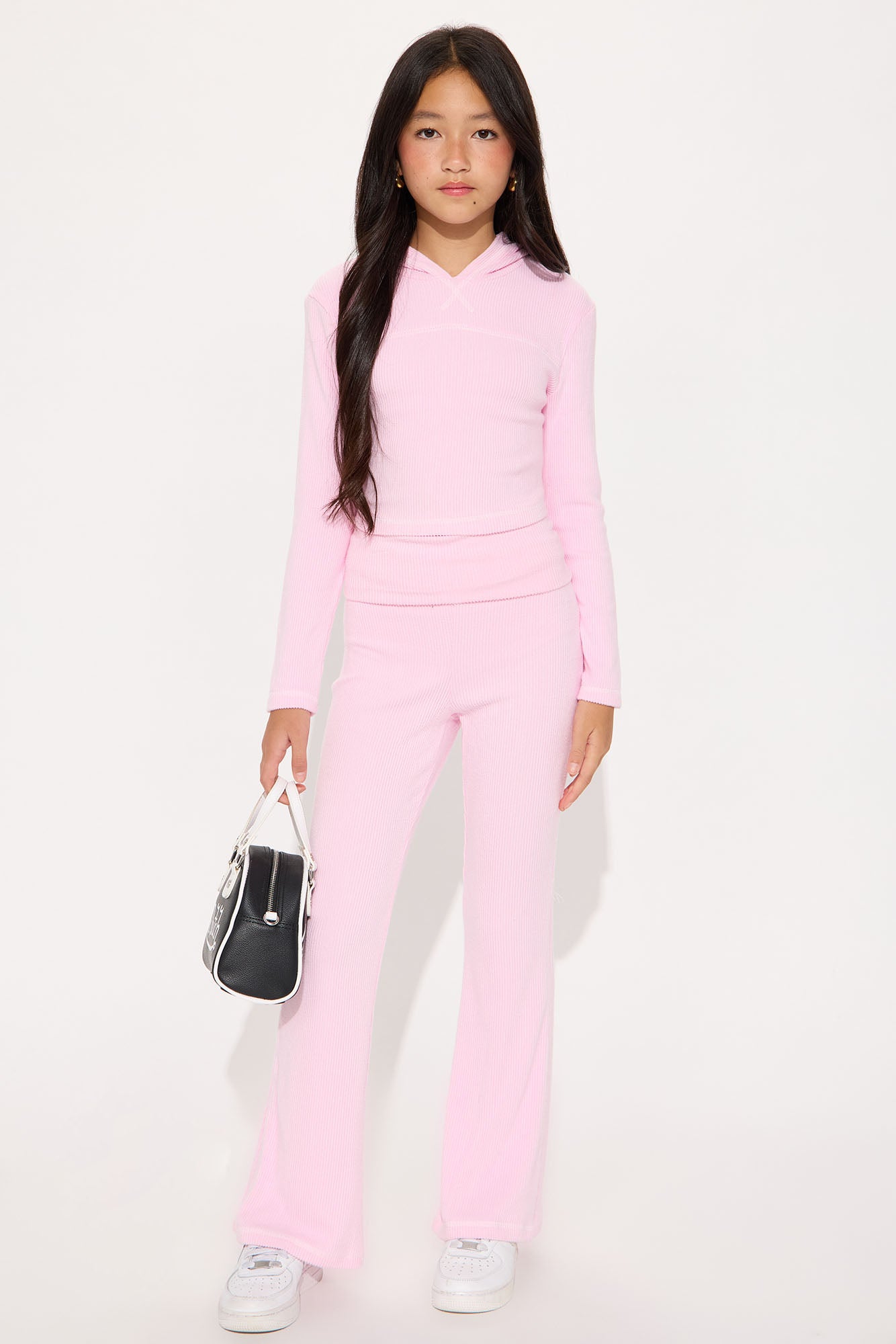 Mini Simply Cute Pant Set - Pink