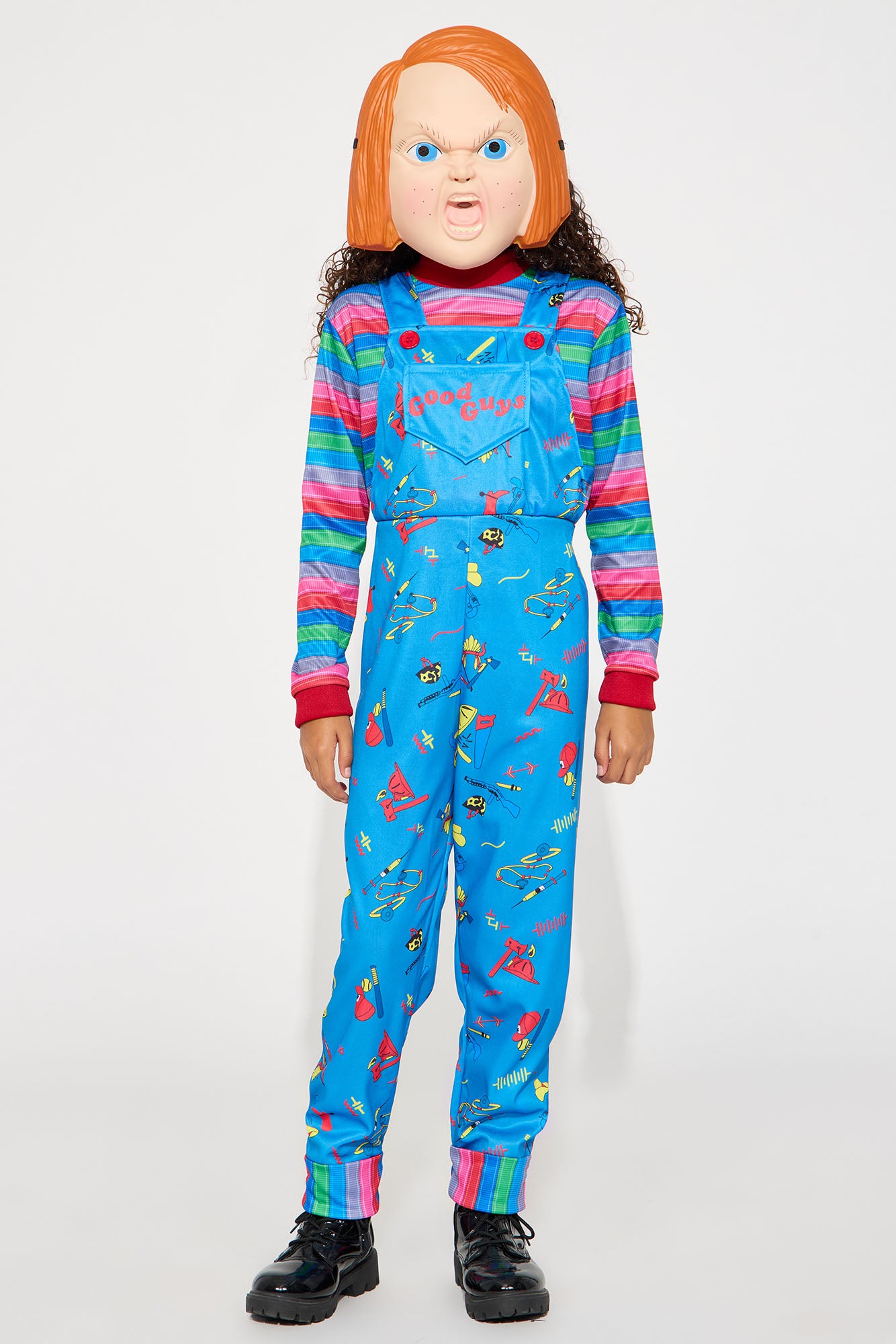 Mini Chucky Costume - Blue/combo