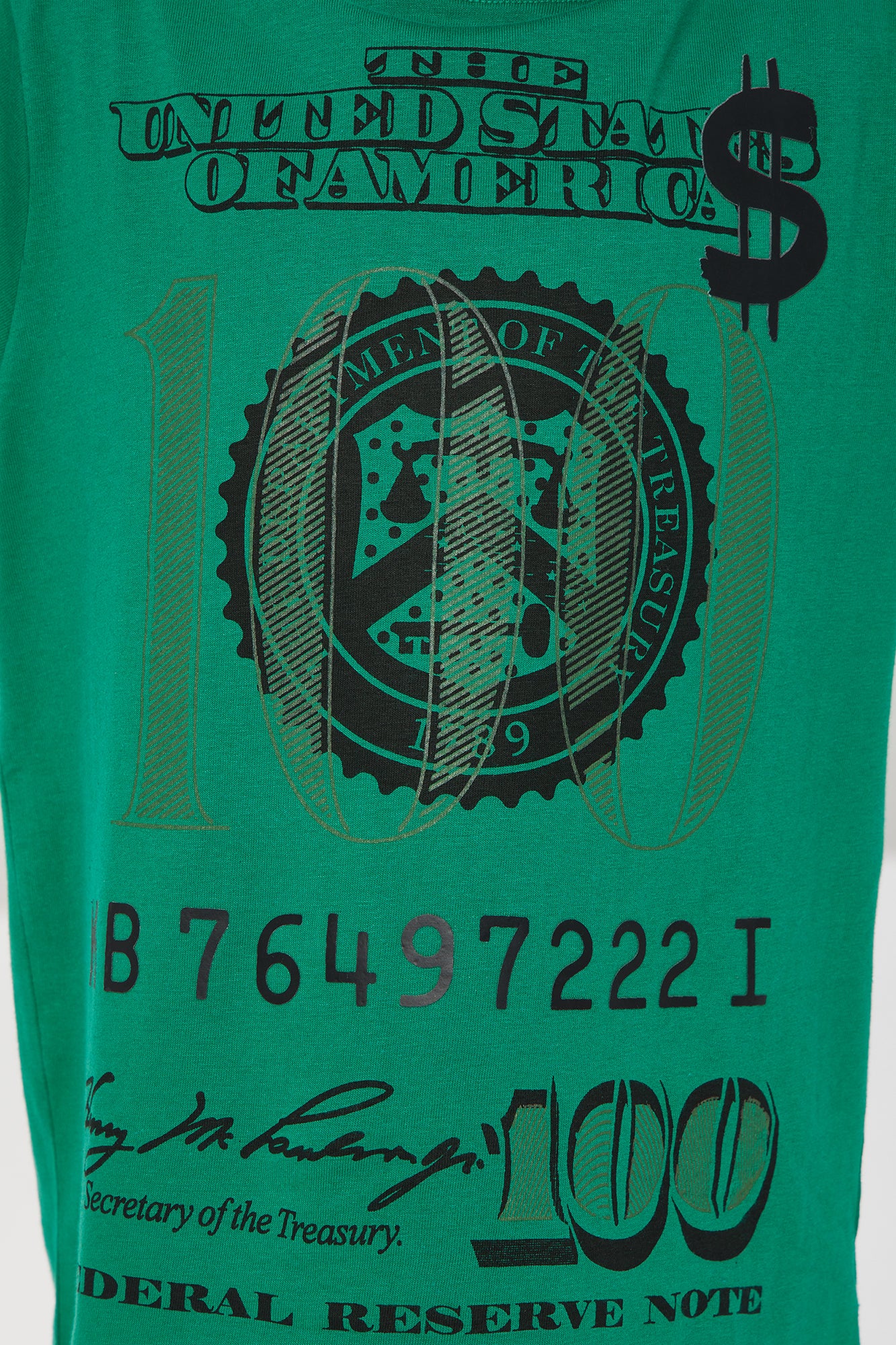 Mini Benji Bill Long Sleeve Tee - Green