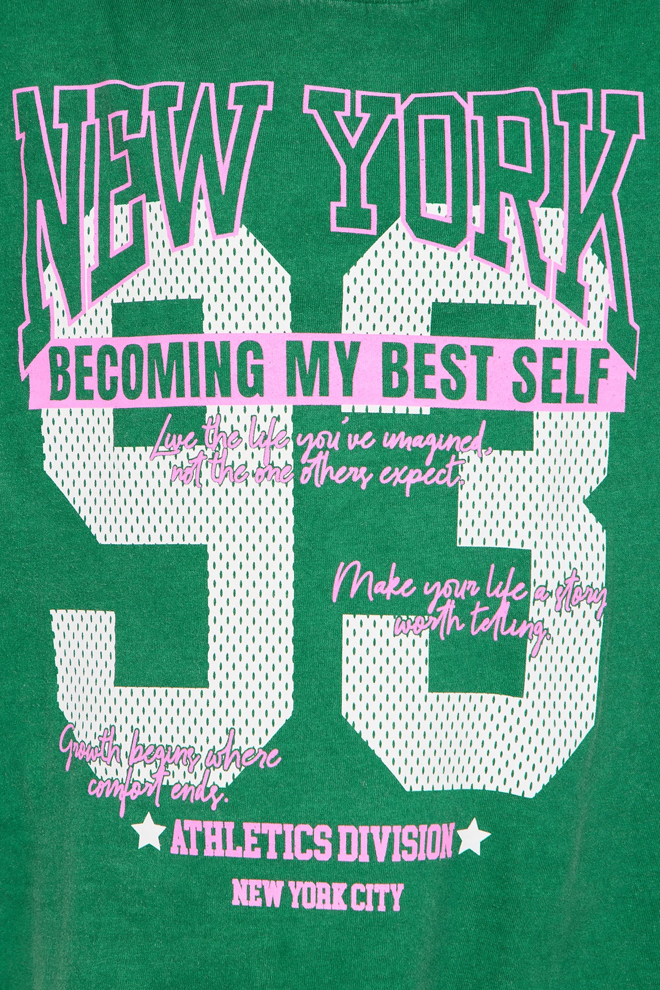 Mini NY My Best Self Short Sleeve Tee - Green