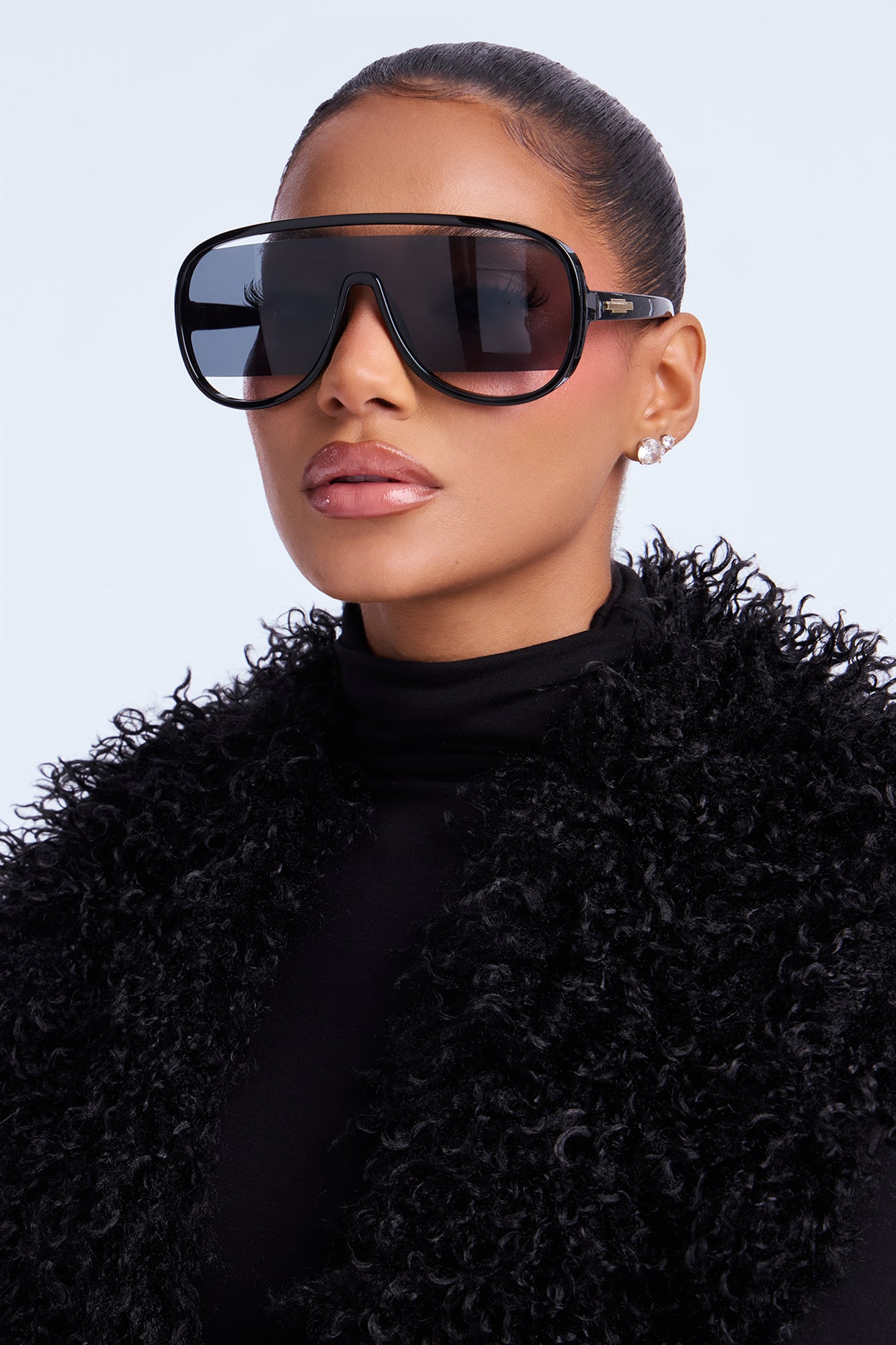 Keep Them Off Aviator Sunglasses - Black