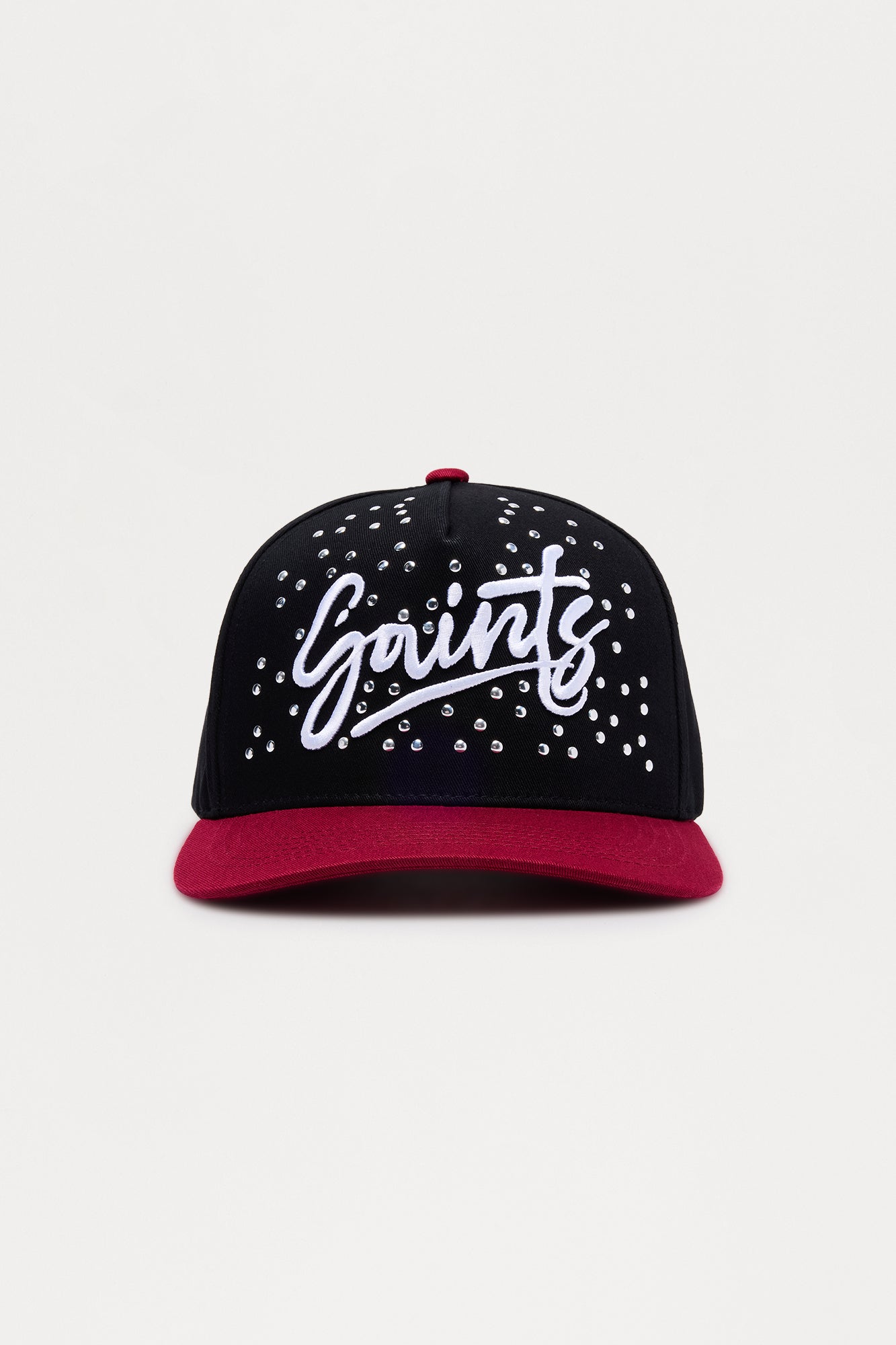 Saints Two Tone Pearl Structured Snapback Hat - Black/combo