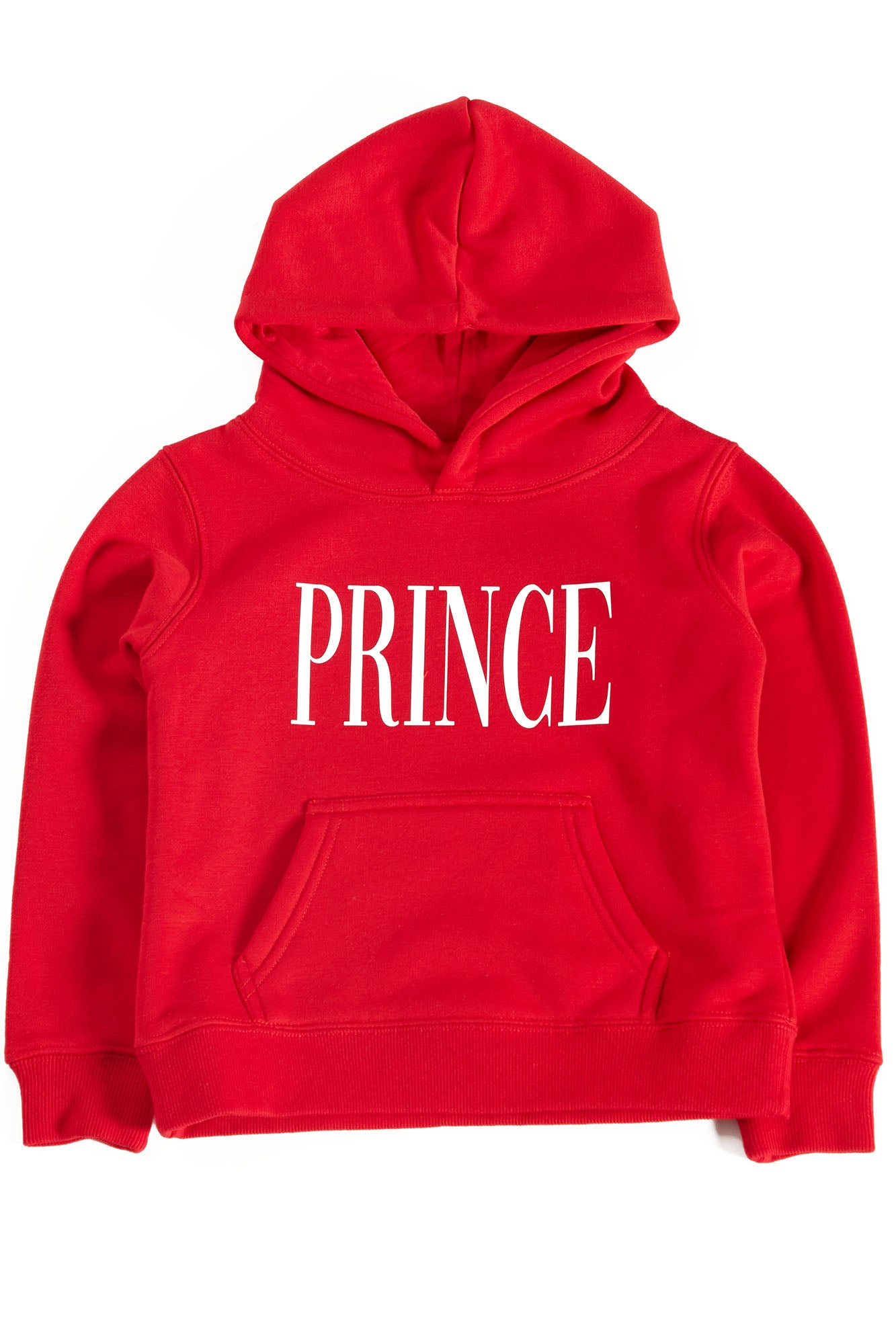 Family Goals Mini Prince Hoodie - Red