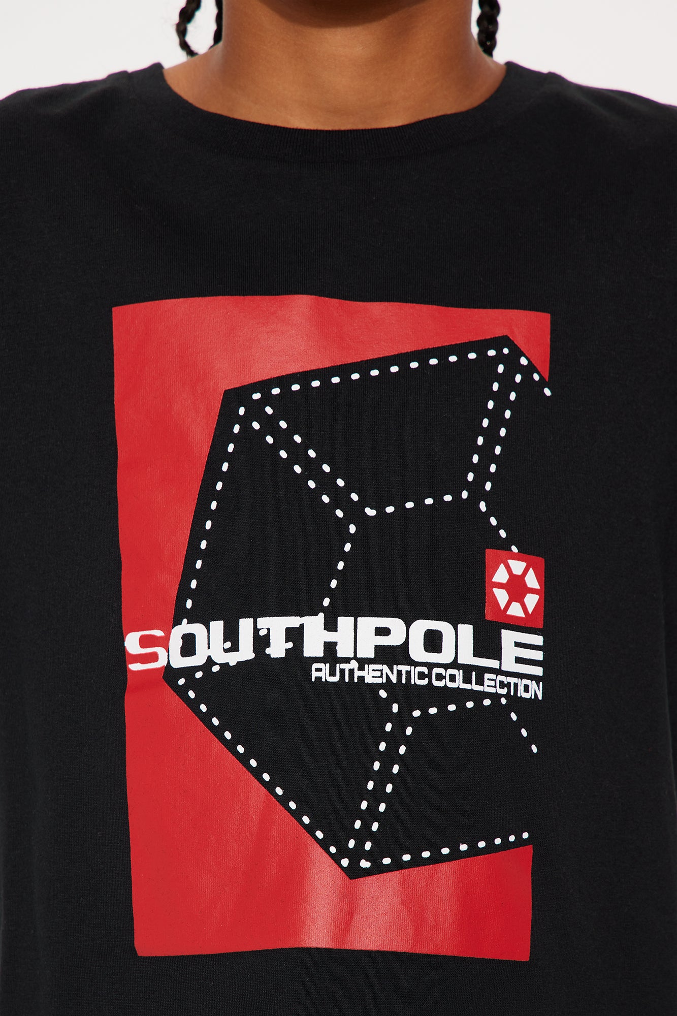 Mini Southpole Icon Short Sleeve Tee - Black