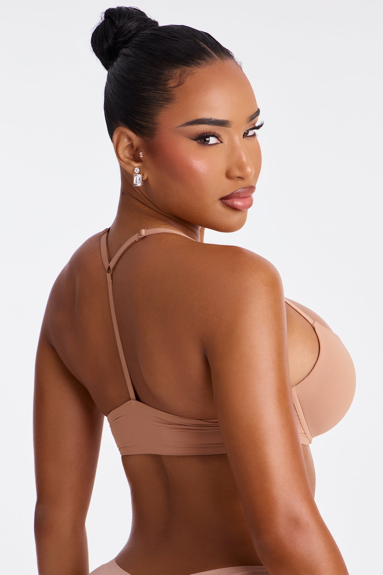 Light As A Feather Front Closure Bra - Nude