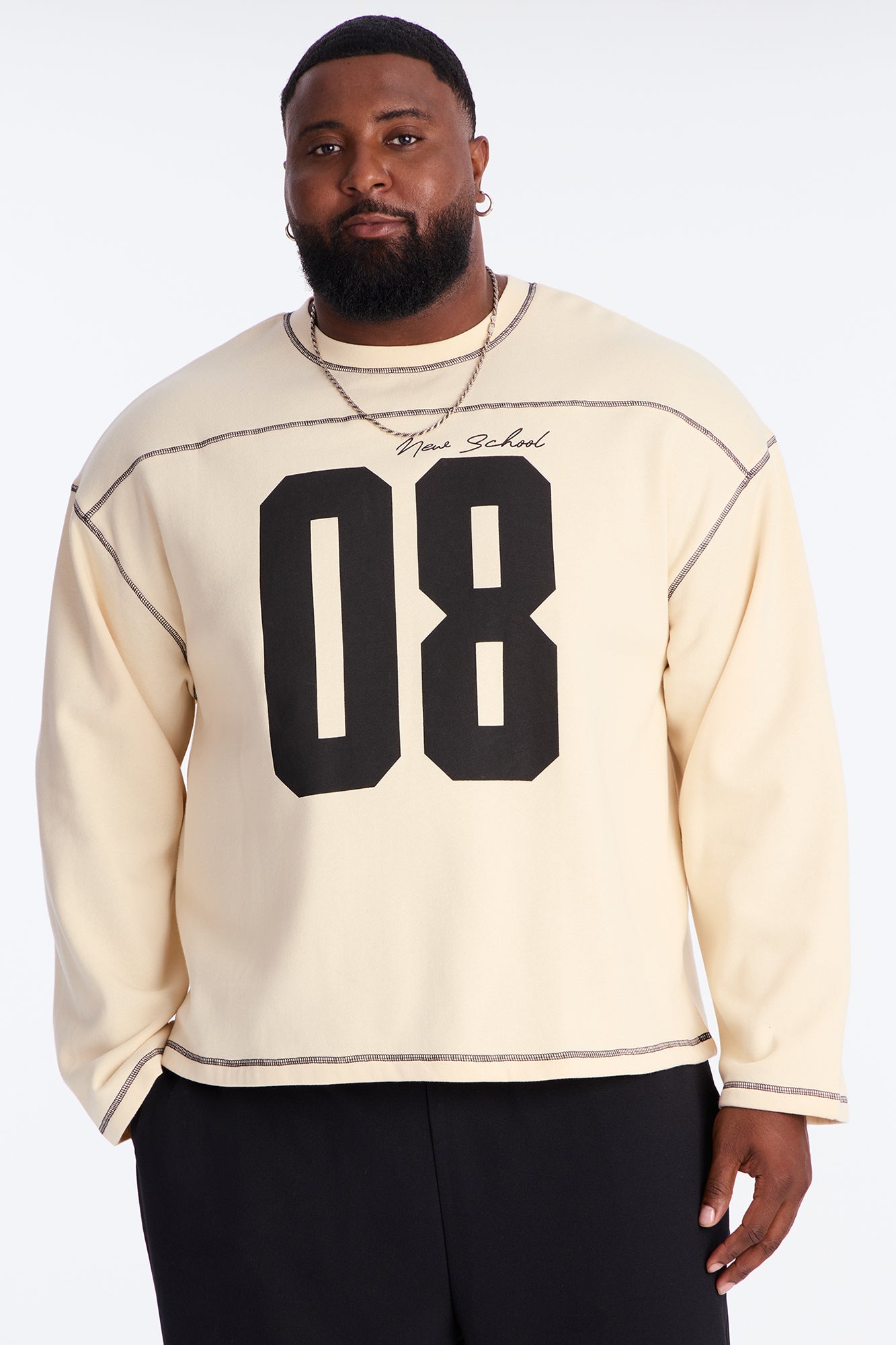 Crazy 8 Crewneck Sweatshirt - Cream