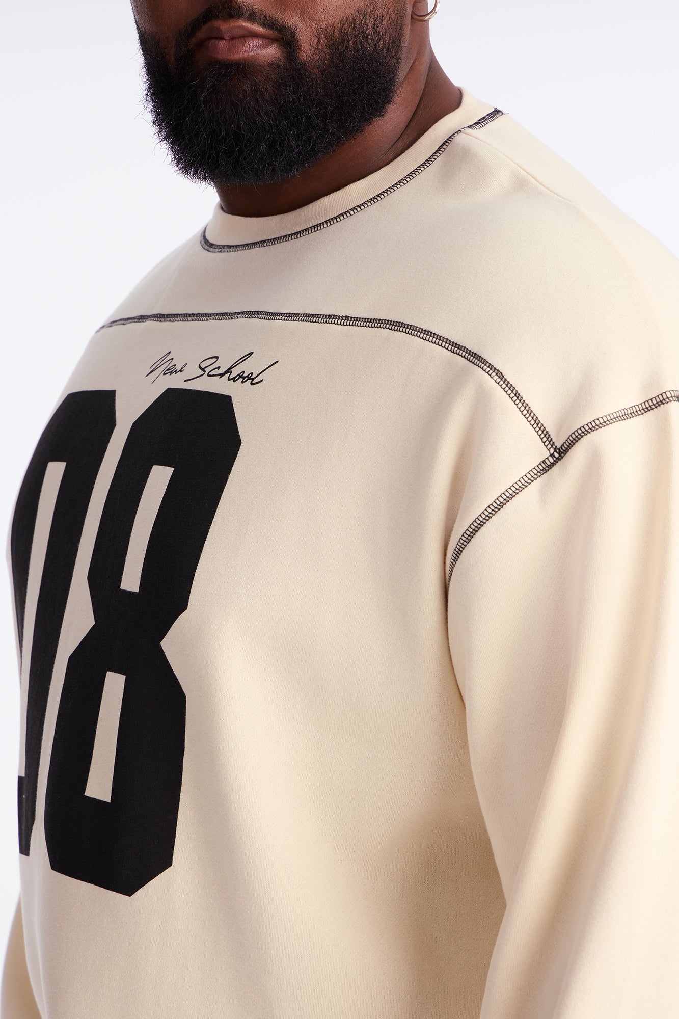 Crazy 8 Crewneck Sweatshirt - Cream