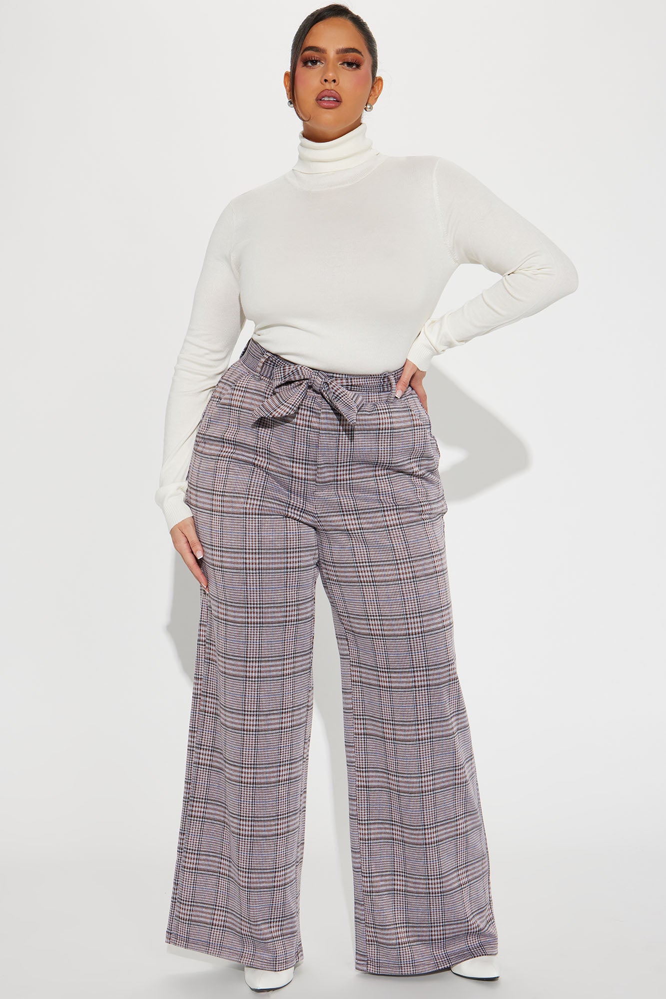 Lena Turtleneck Top - Off White