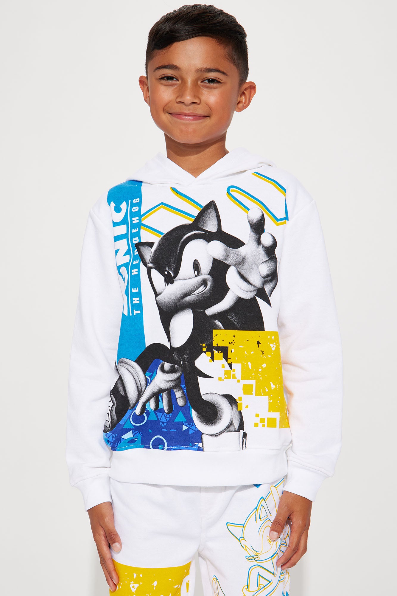 Mini Sonic The Hedgehog Let's Roll Jogger Set - White