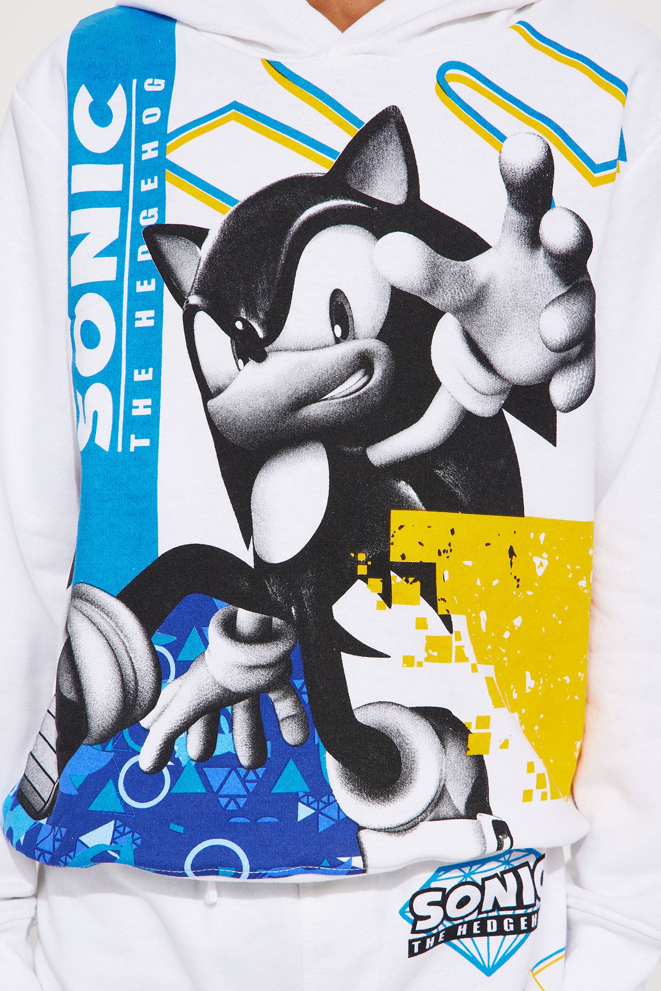 Mini Sonic The Hedgehog Let's Roll Jogger Set - White
