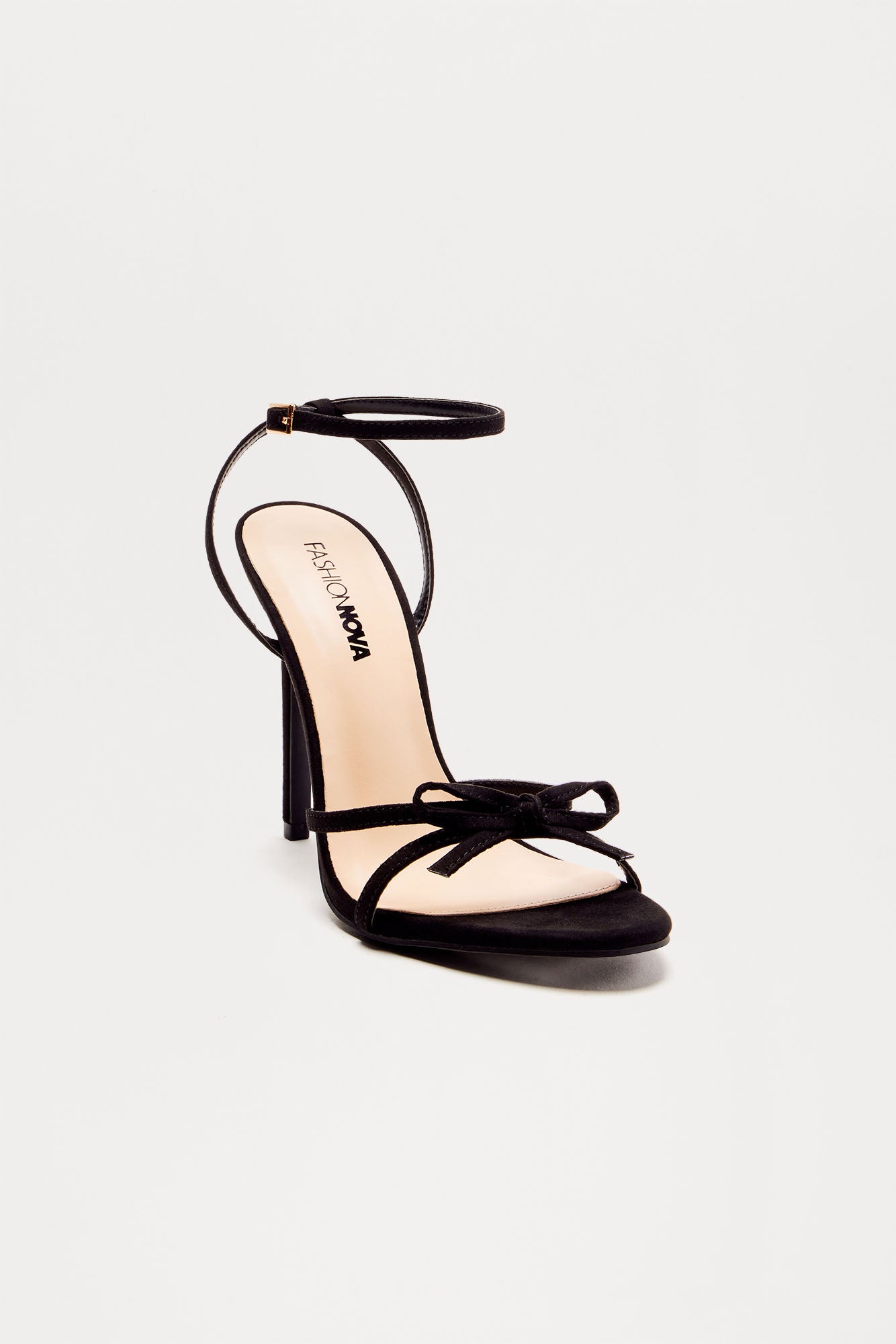 Iva Bow Heeled Sandals - Black